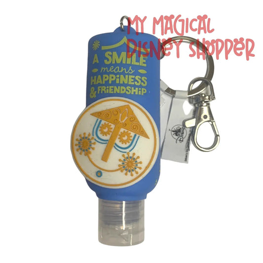 It's A Small World Disney Hand Sanitizer Keychain
