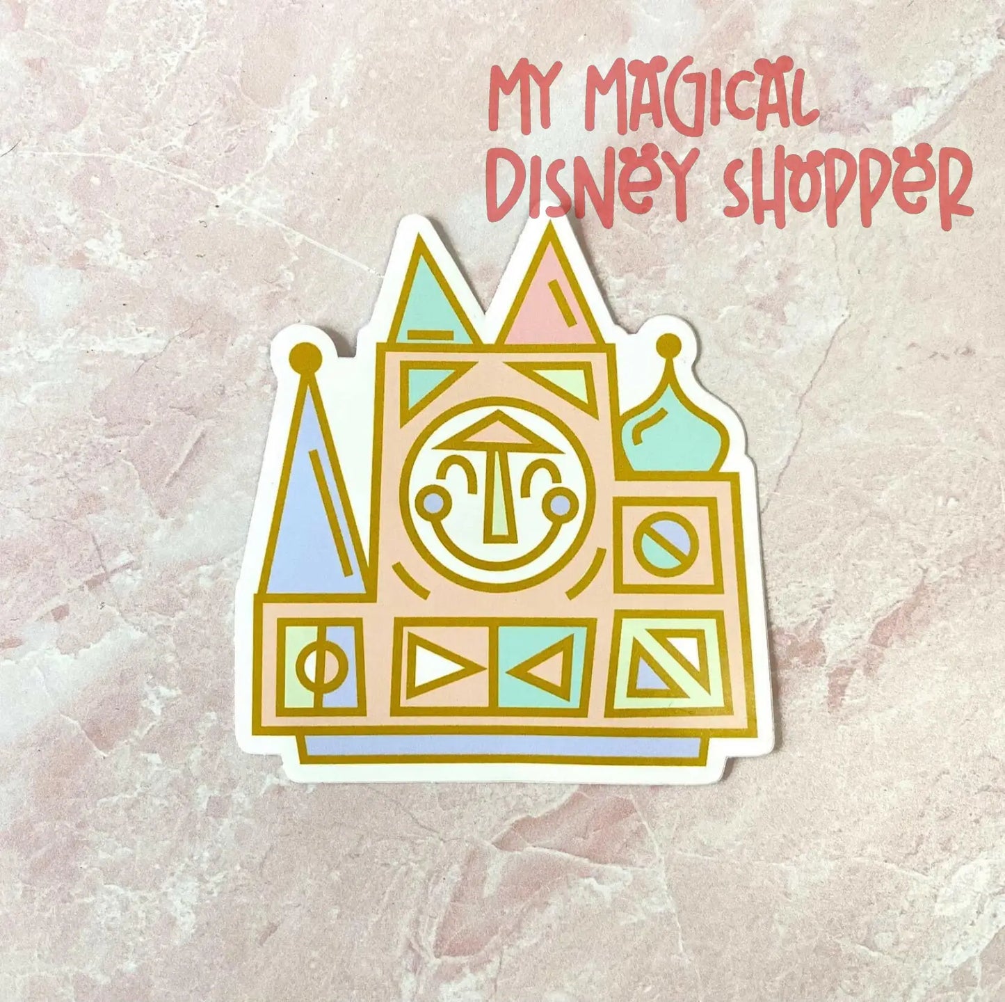 It's a Small World Waterproof Sticker