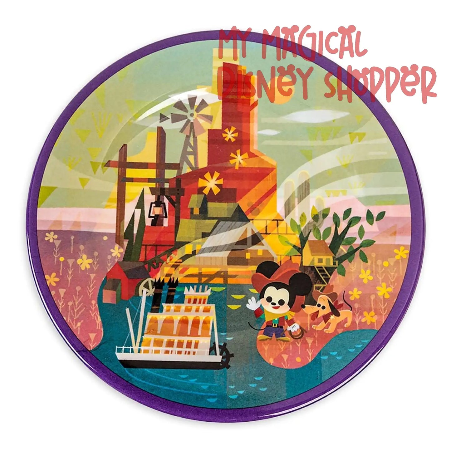 Joey Chou Disney Melamine Plastic Plate Set