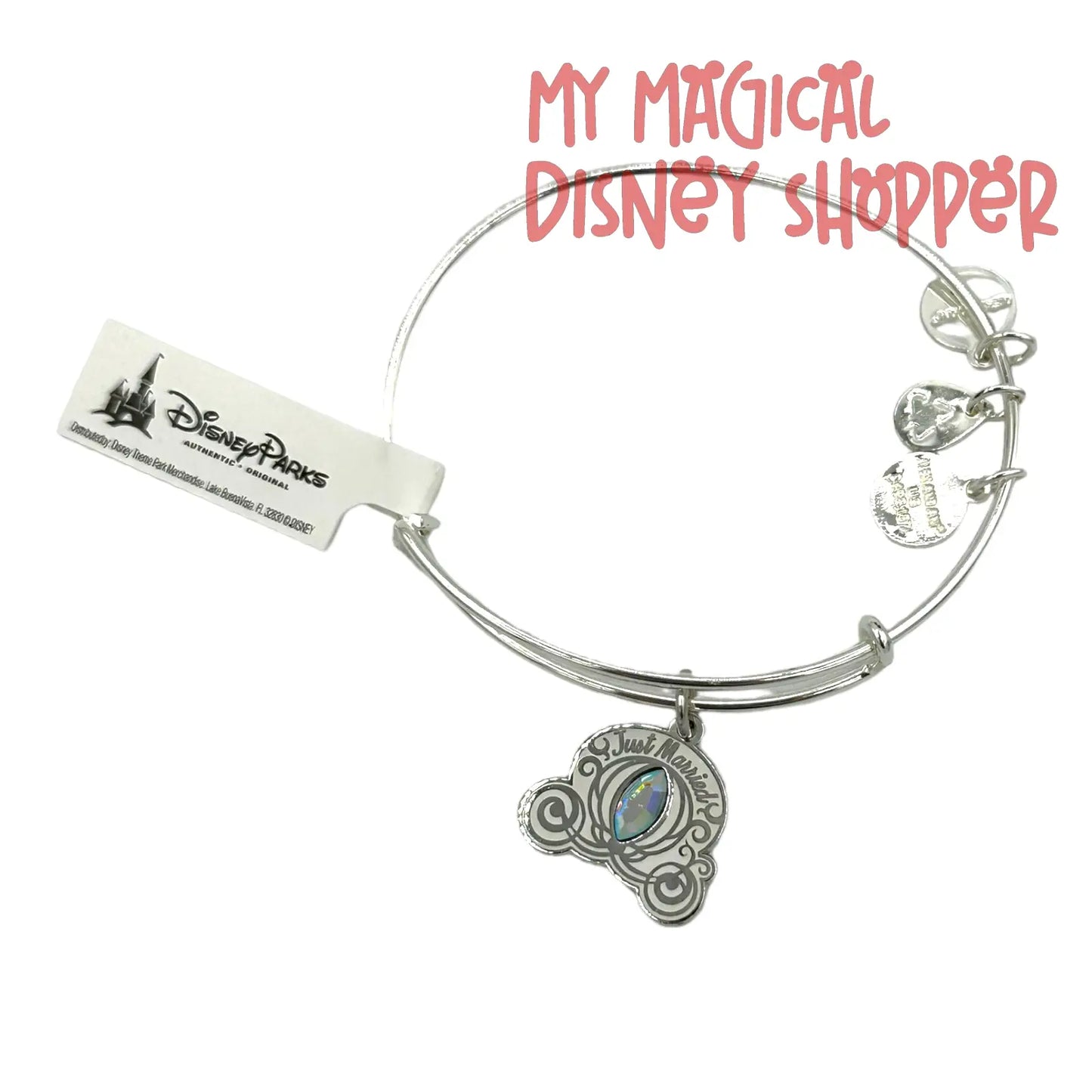 Just Married Cinderella Carriage Alex and Ani Bracelet