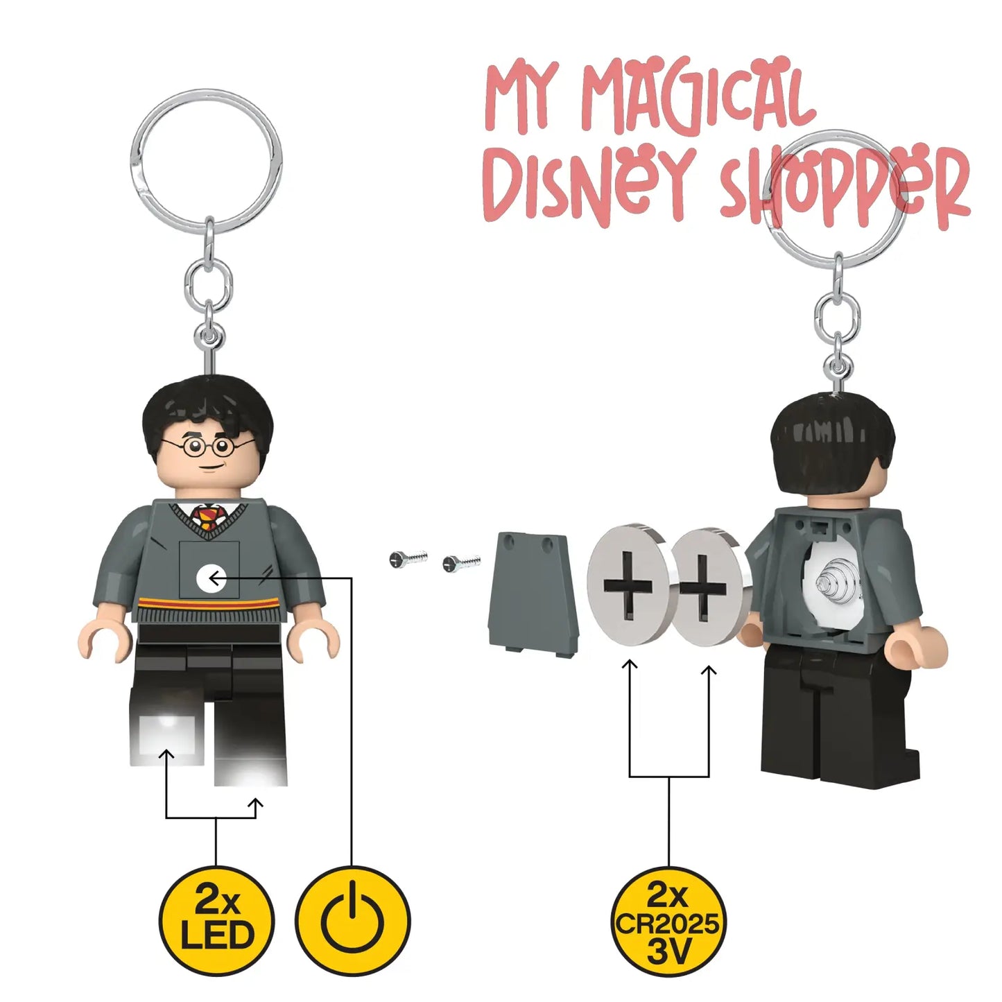 LEGO® Harry Potter Keychain Light - Harry Potter - 3 Inch Tall Figure