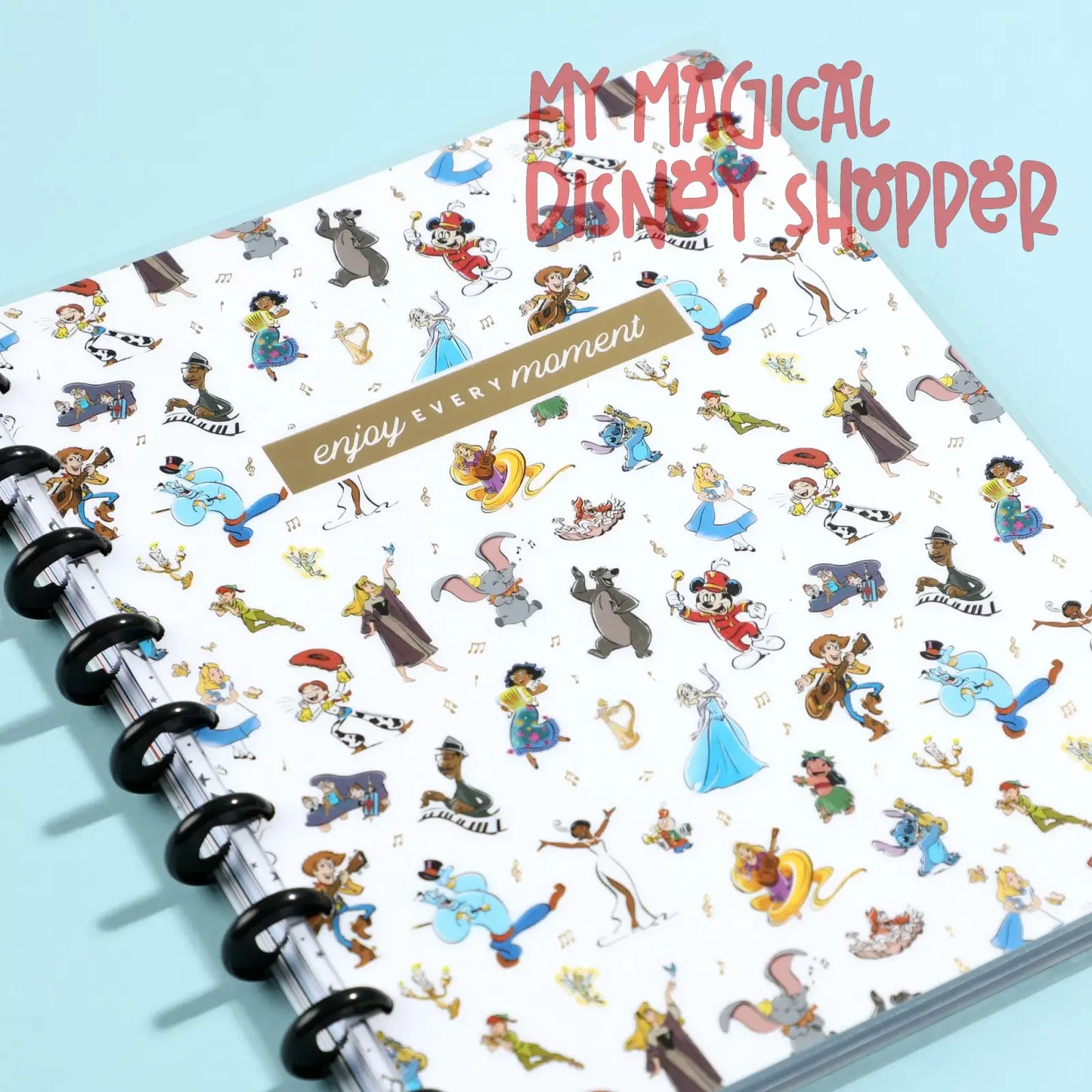 LOC 2024 Simply by Happy Planner 12-Month Planner, Classic- 7" x 9.5", Disney Musical Wonder