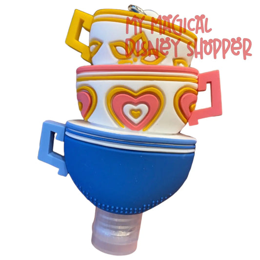 Mad Hatter Tea Cups Disney Hand Sanitizer Keychain
