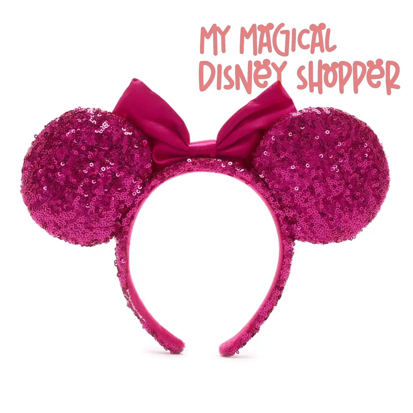 Magenta Disney Minnie Ears Headband