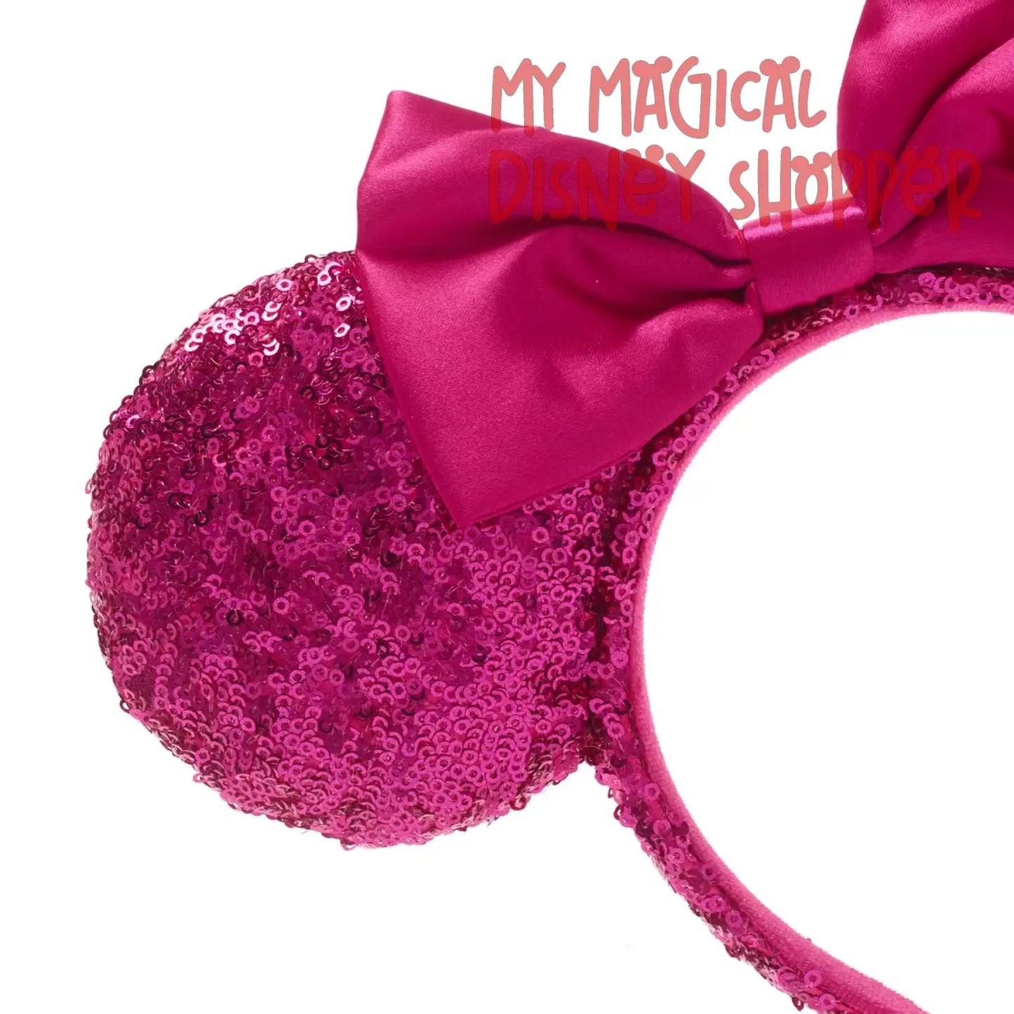 Magenta Disney Minnie Ears Headband