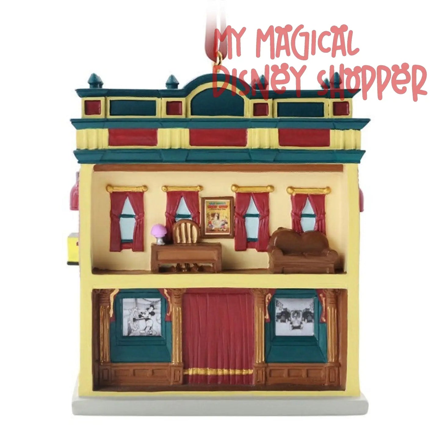 Main Street Cinema Disney Ornament - Tiny Town Collection