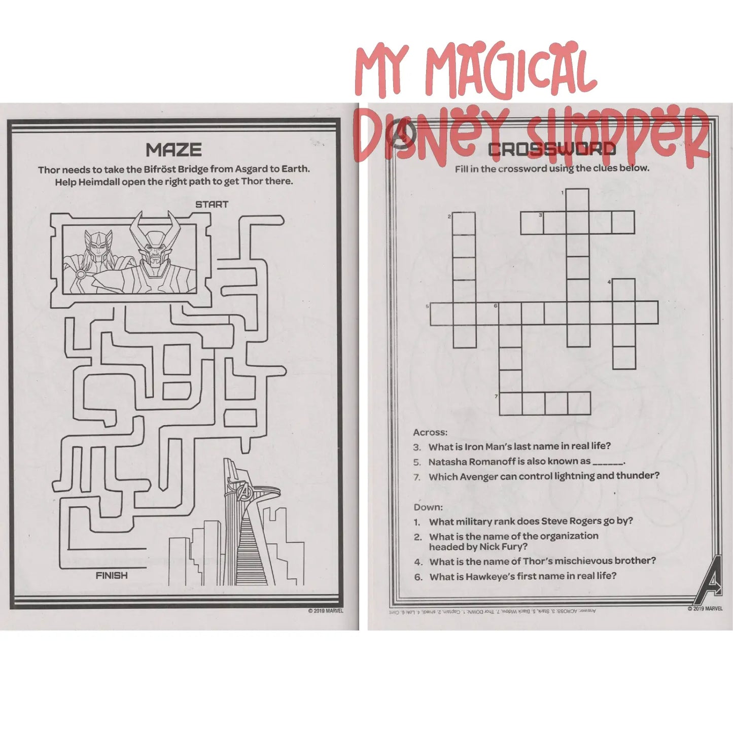 Marvel Avengers Jumbo Coloring & Activity Book - Earth's Mightiest Heroes