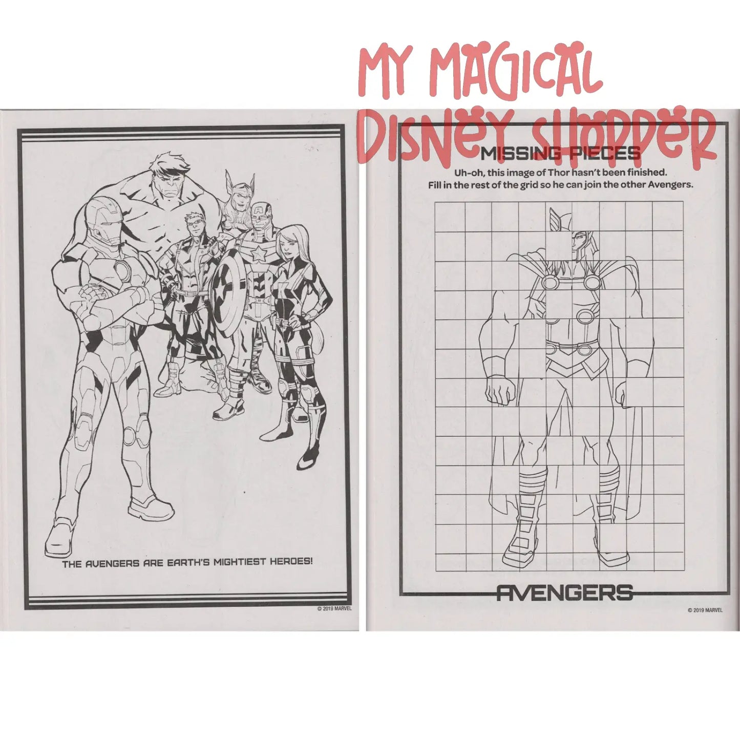 Marvel Avengers Jumbo Coloring & Activity Book - Earth's Mightiest Heroes