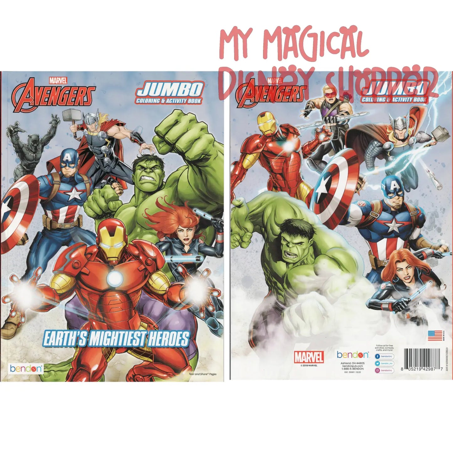 Marvel Avengers Jumbo Coloring & Activity Book - Earth's Mightiest Heroes
