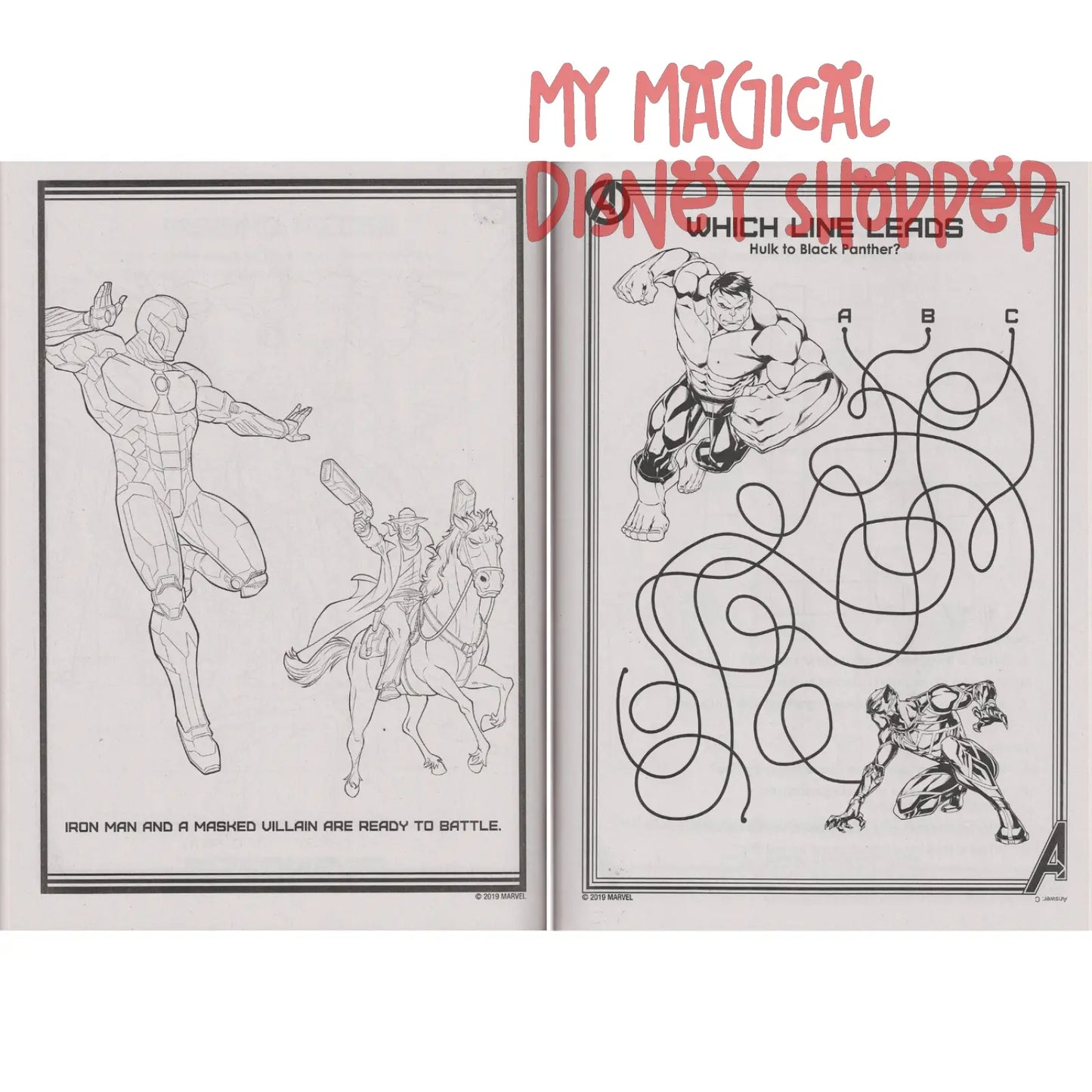 Marvel Avengers Jumbo Coloring & Activity Book - Earth's Mightiest Heroes