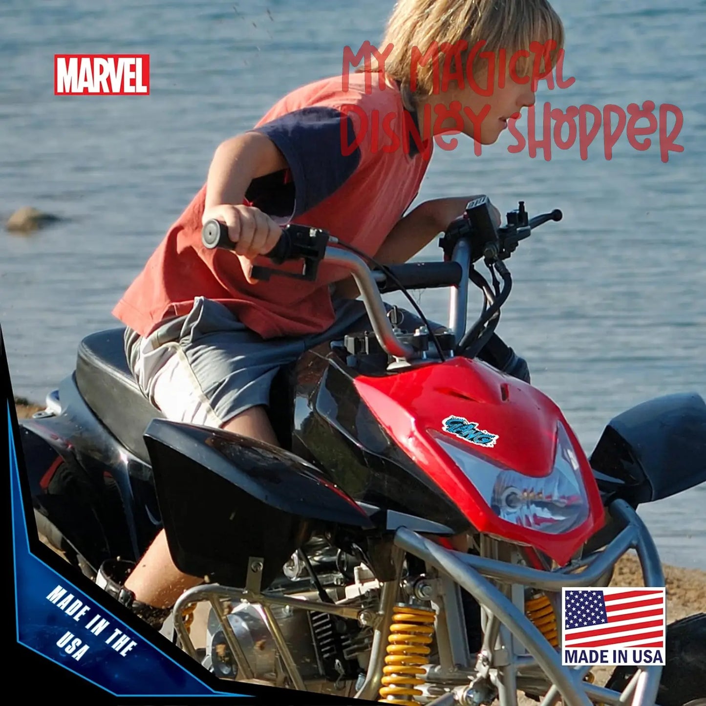 Marvel Captain America Vinyl Waterproof Decals - Set of 3
