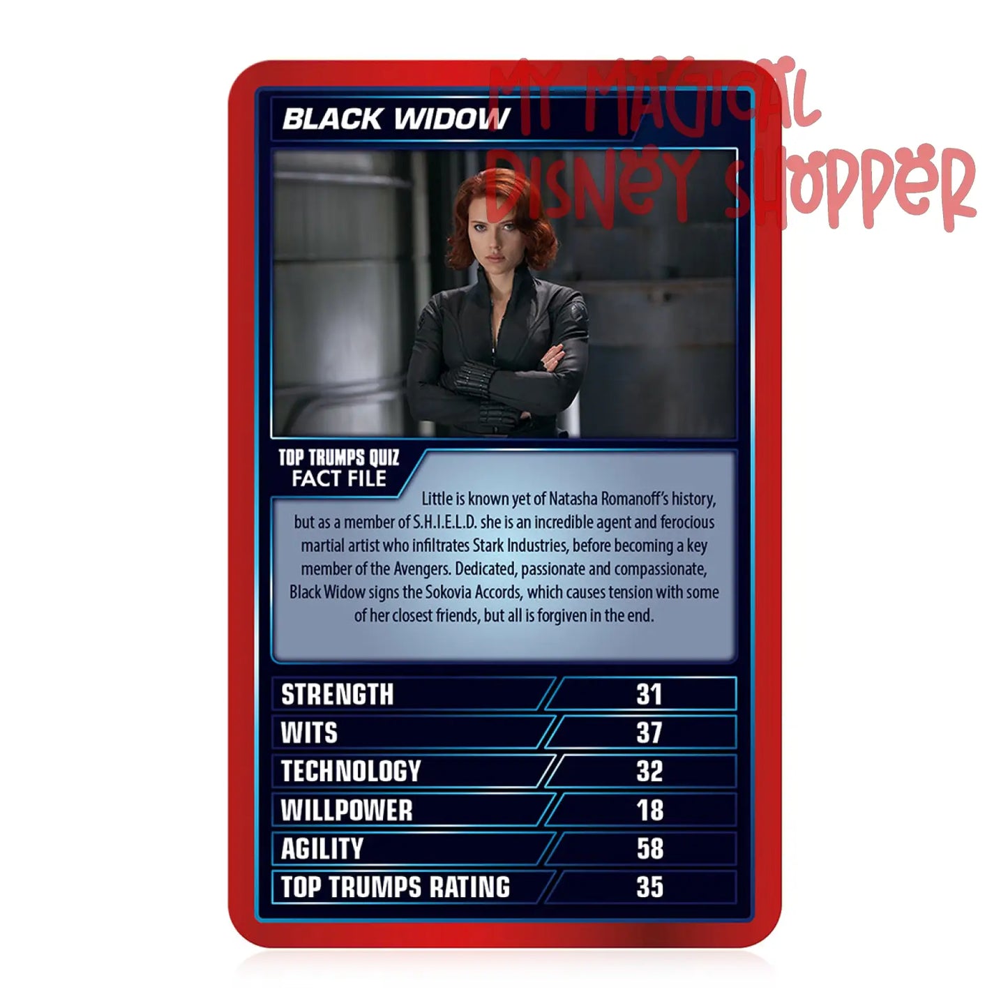 Marvel Cinematic Universe Top Trumps Special Card Game