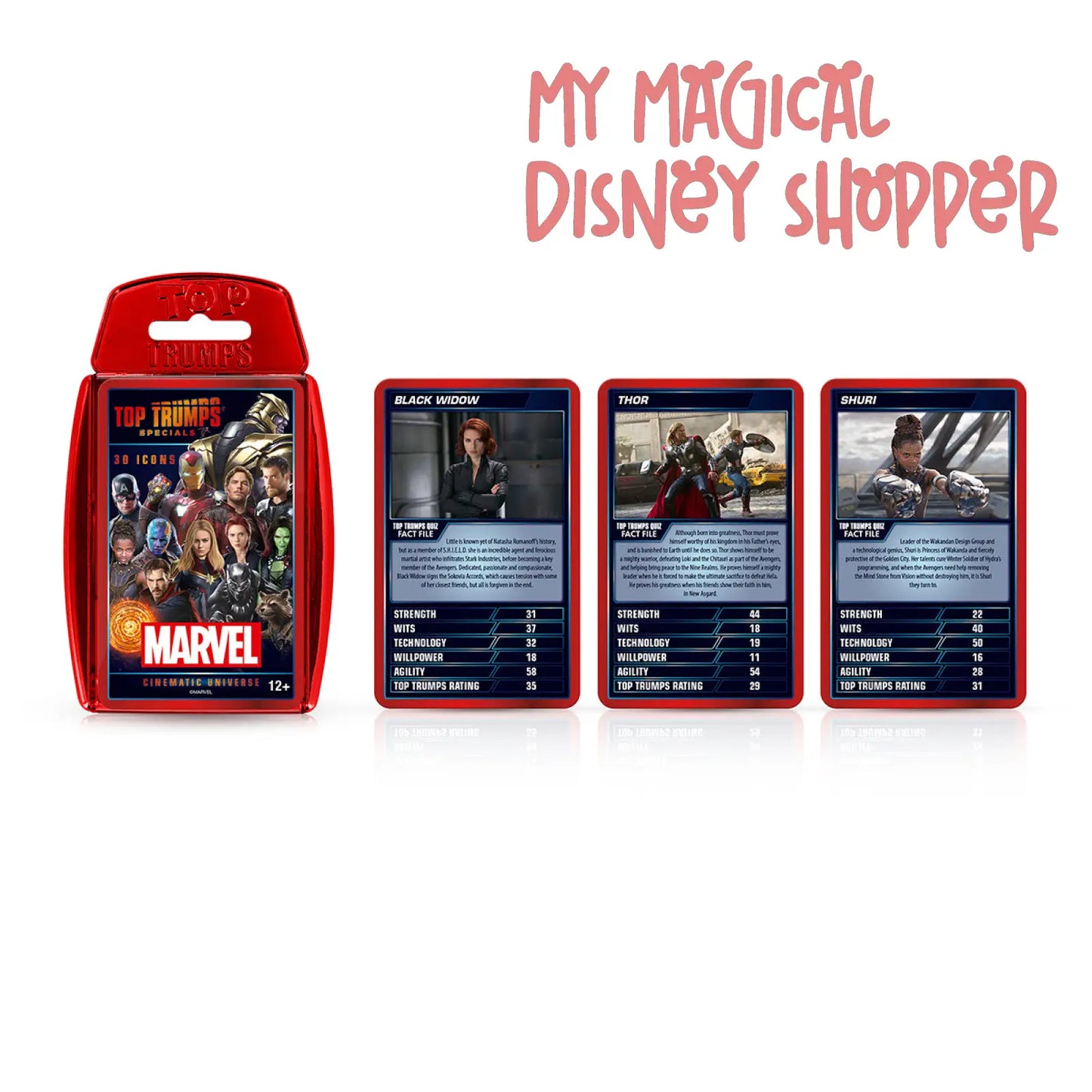 Marvel Cinematic Universe Top Trumps Special Card Game
