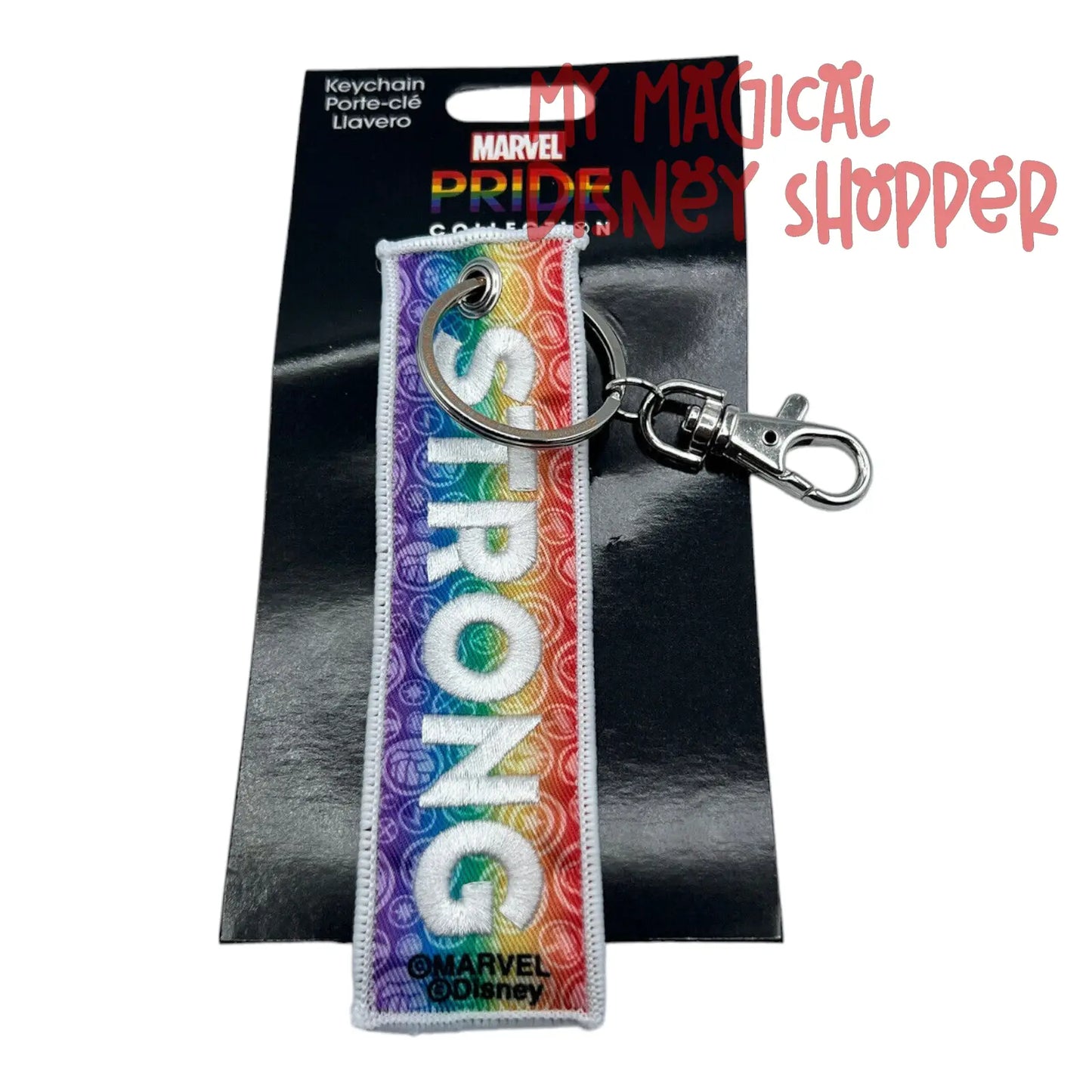 Marvel Pride Fabric Keychain