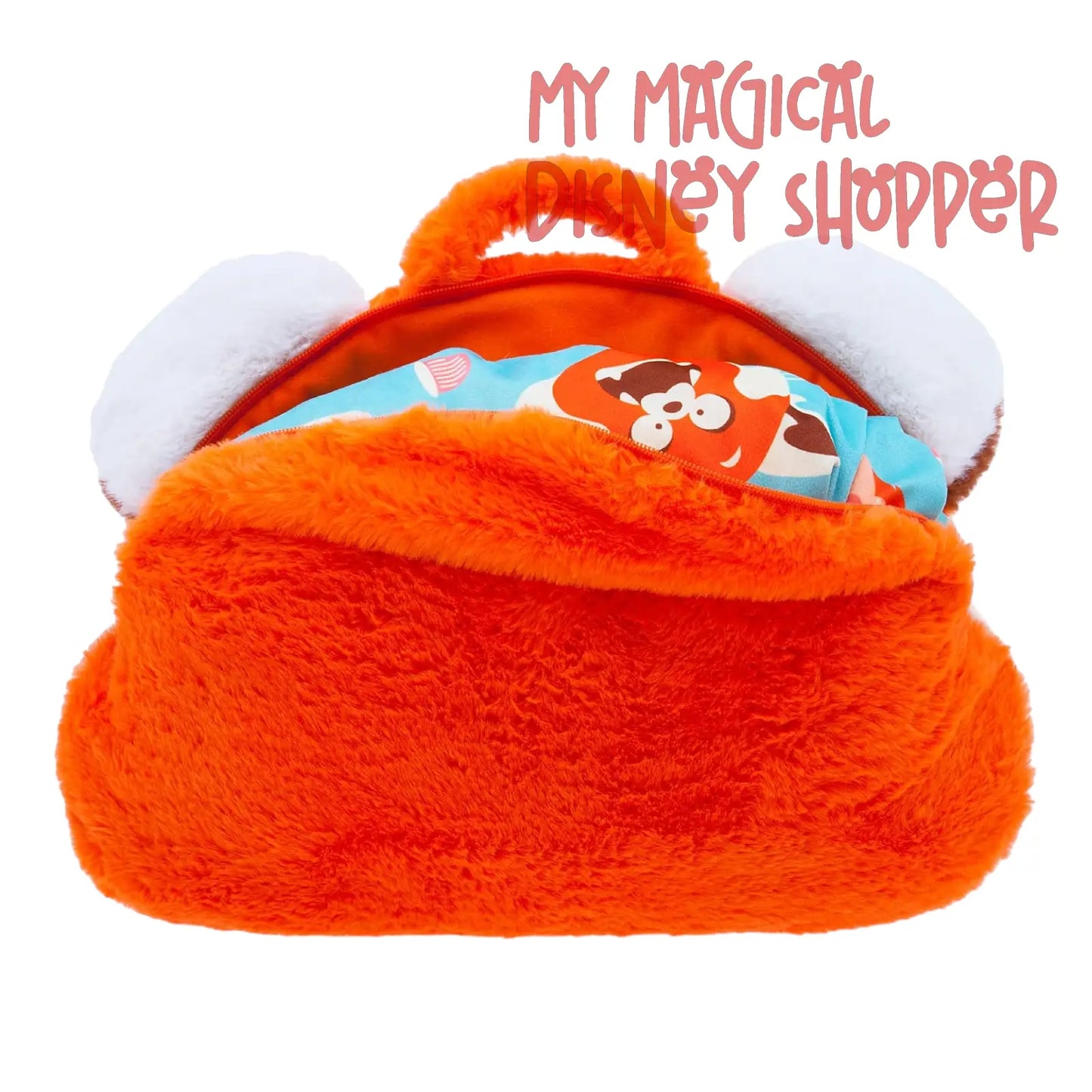 Mei Disney Pixar Turning Red Baby Blanket and Plush Bag