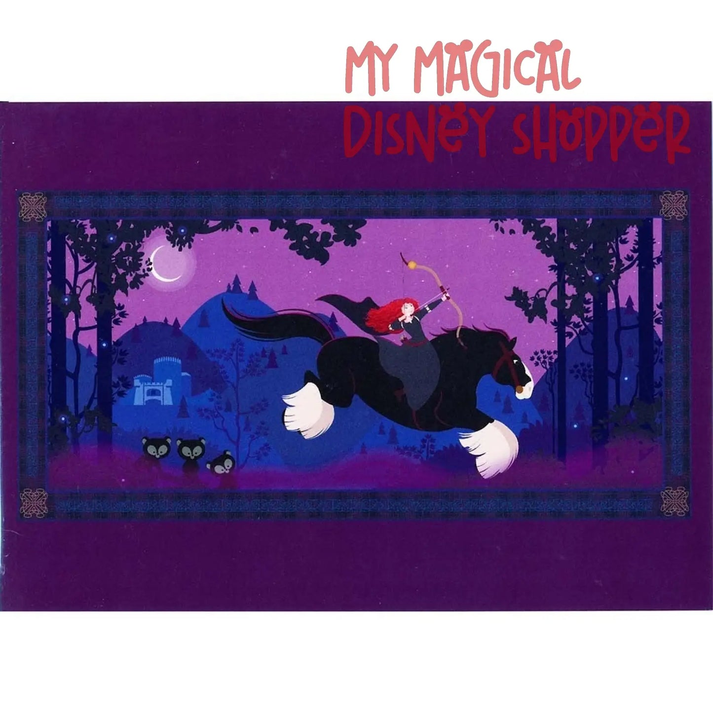 Merida Brave "Choose Your Destiny" Wonderground Gallery Postcard - Ashley Taylor