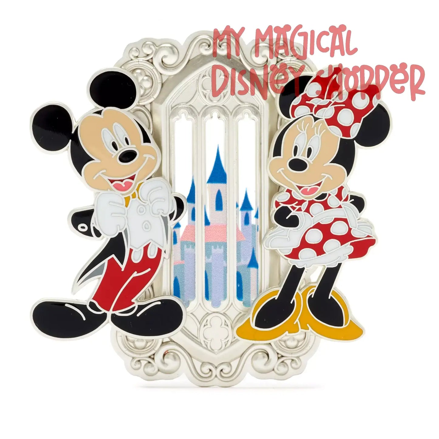 Mickey And Minnie Build a Pin Series Disney Pin Set - Disney100