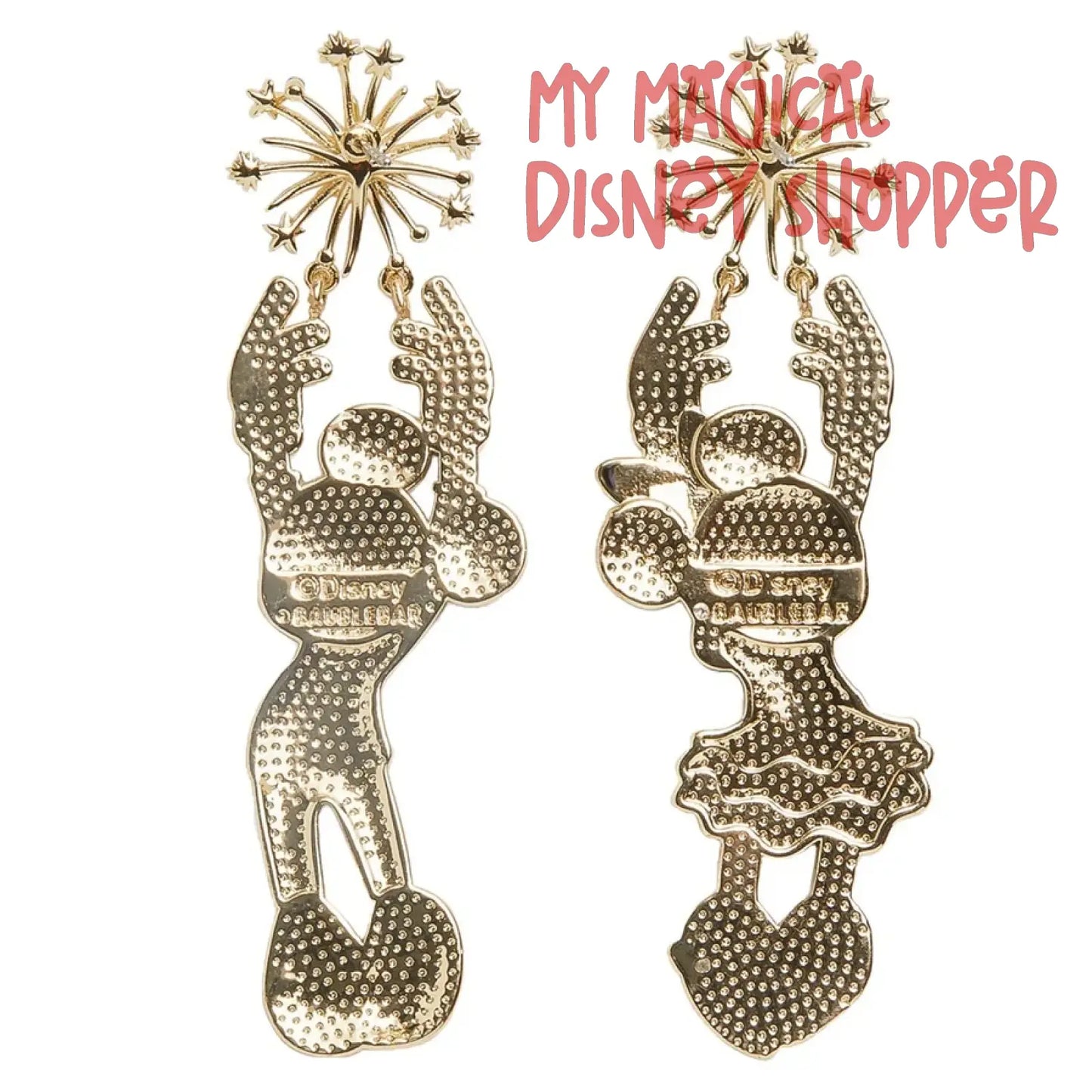 Mickey and Minnie Mouse Walt Disney World 50th Anniversary Earrings by BaubleBar