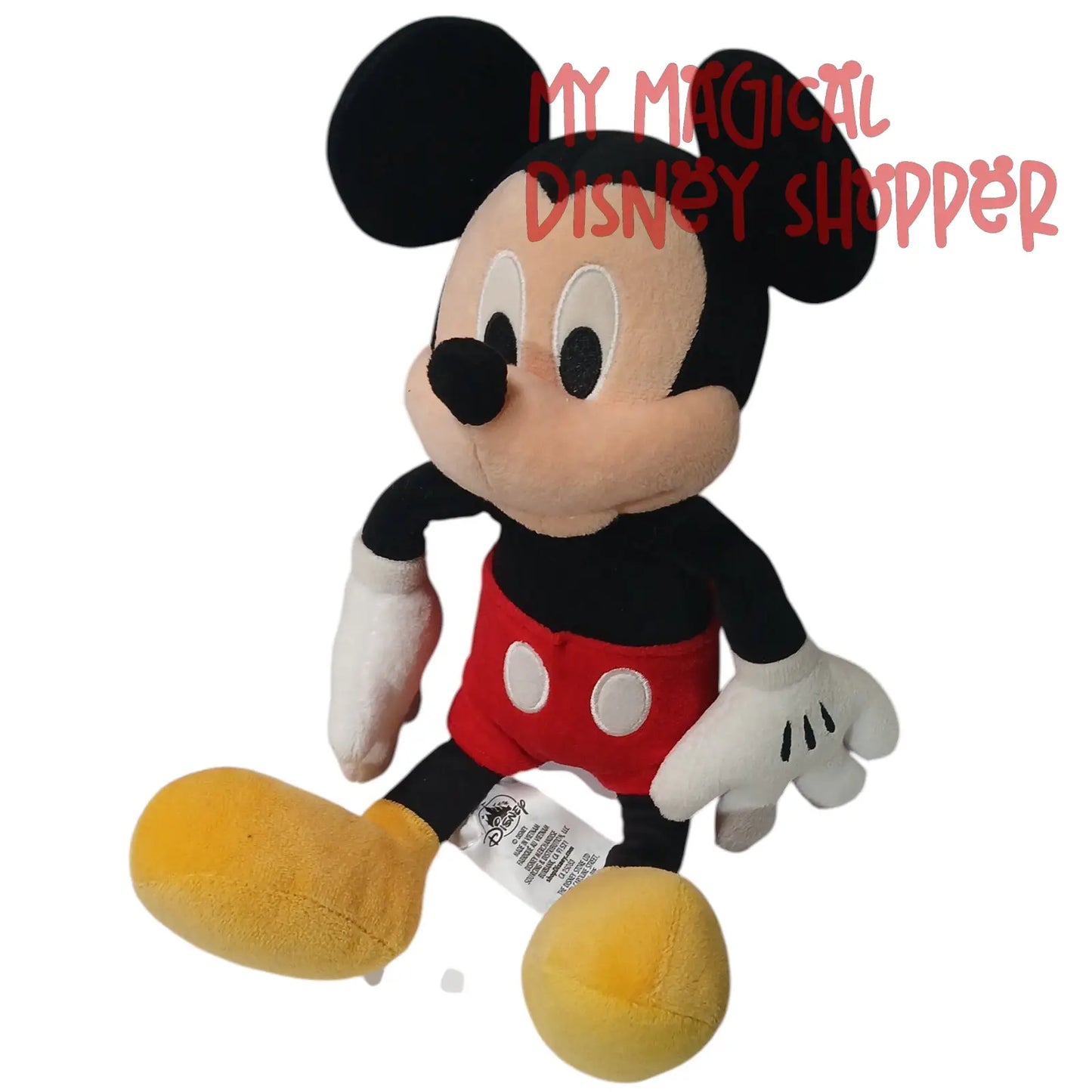 Mickey Mouse 11" Child Plush Toy - Vintage