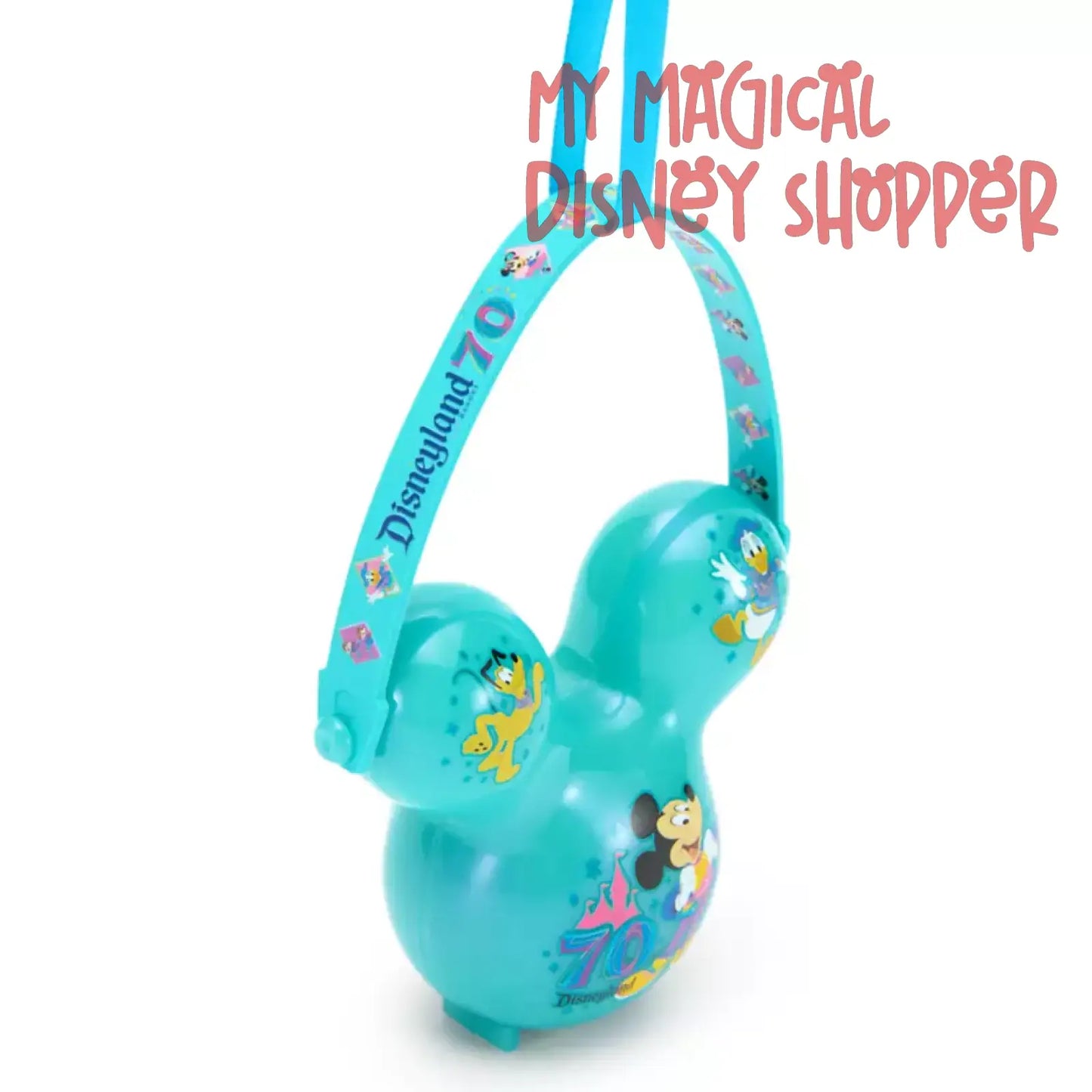 Mickey Mouse and Friends Balloon Light-Up Popcorn Bucket Ornament – Disneyland 70th Anniversary