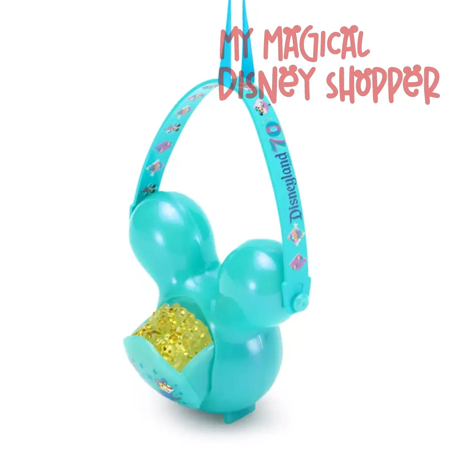 Mickey Mouse and Friends Balloon Light-Up Popcorn Bucket Ornament – Disneyland 70th Anniversary