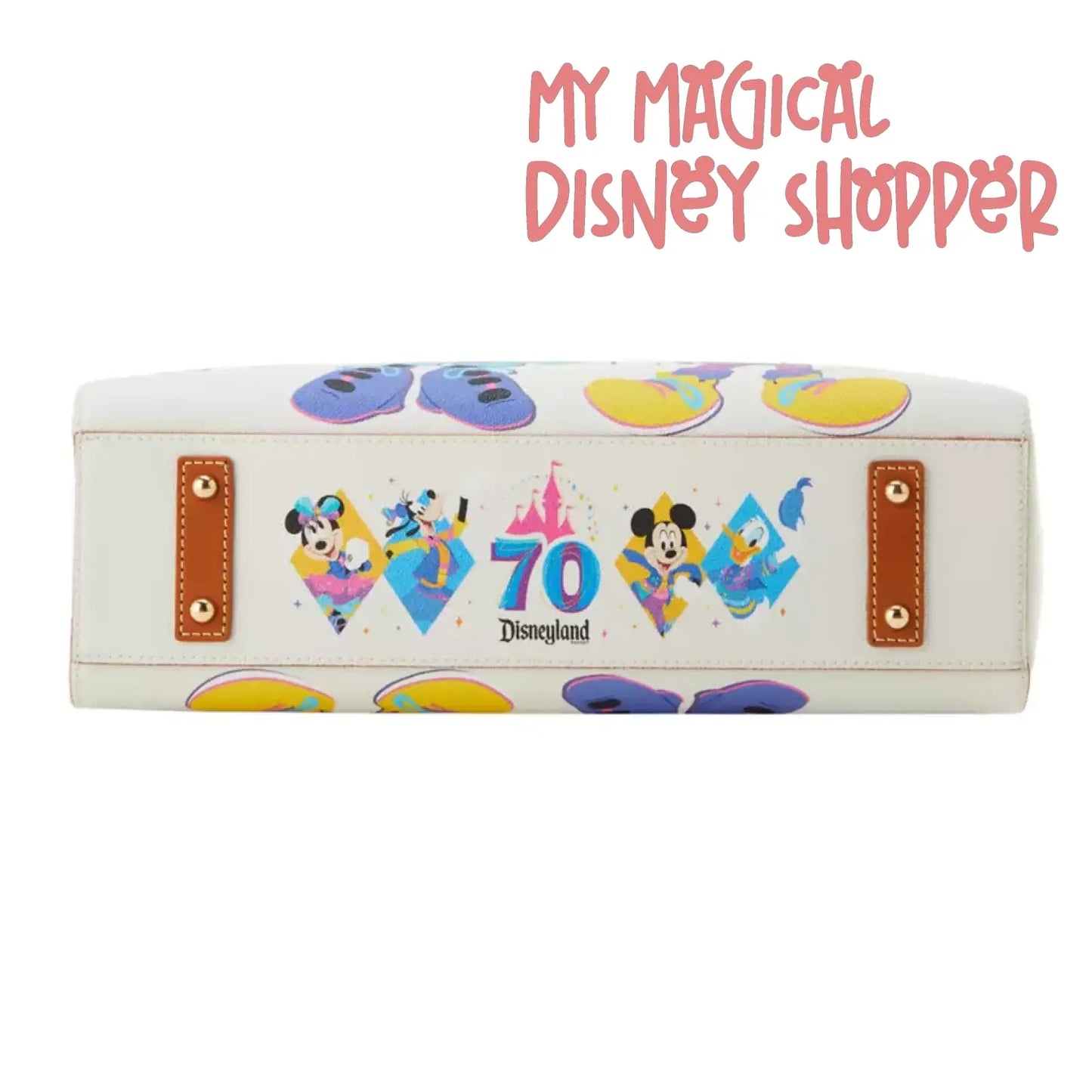 Mickey Mouse and Friends Dooney & Bourke Tote Bag – Disneyland 70th Anniversary