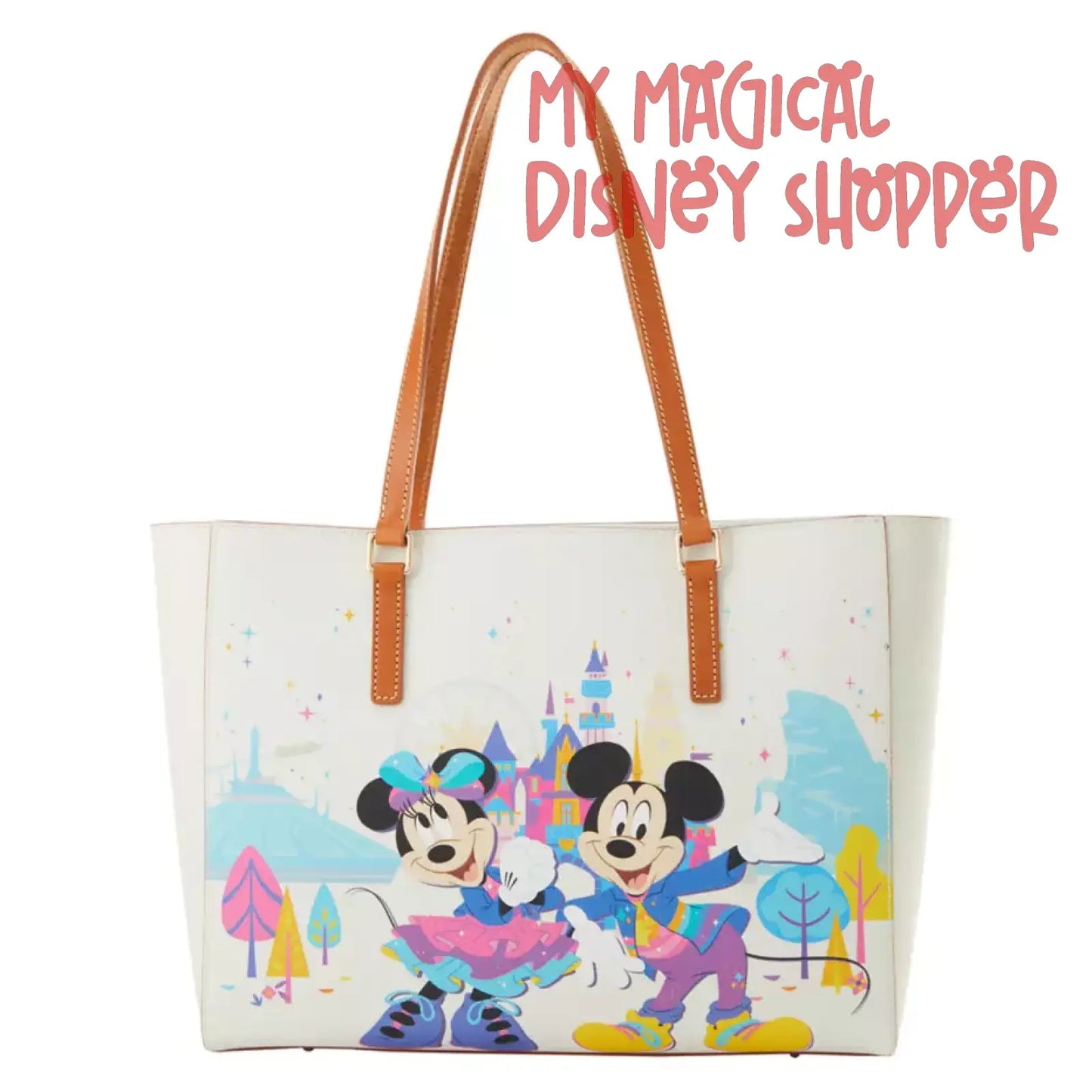 Mickey Mouse and Friends Dooney & Bourke Tote Bag – Disneyland 70th Anniversary