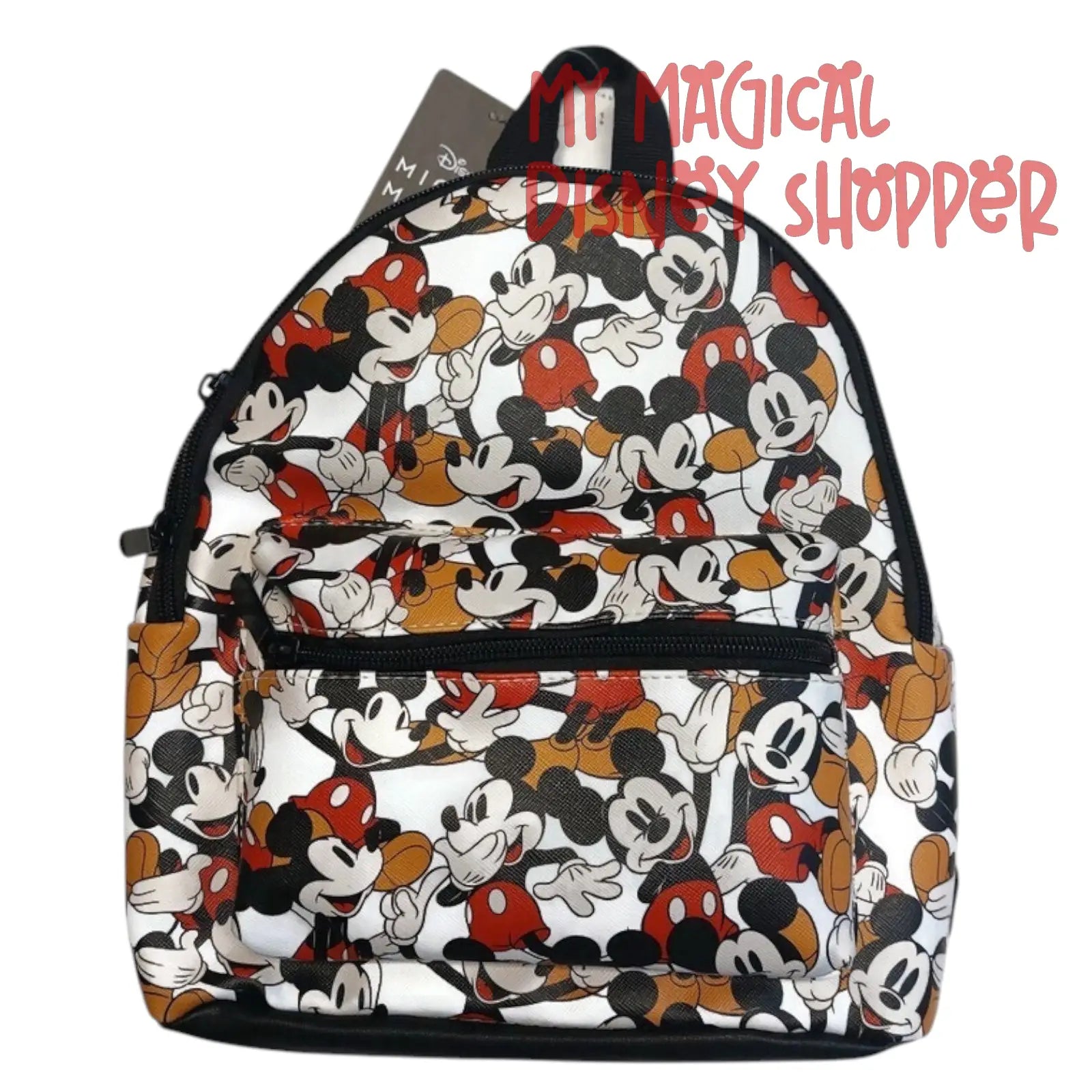 bioworld mickey mouse mini backpack Disney Bags | Disney Mickey Mouse Small Backpack Nwt | Color: Black | Size: Os