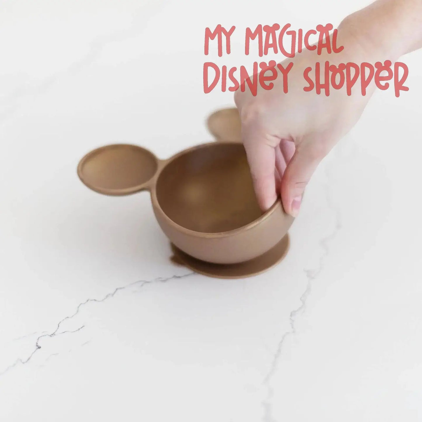 Mickey Mouse Gold Silicone First Feeding Set