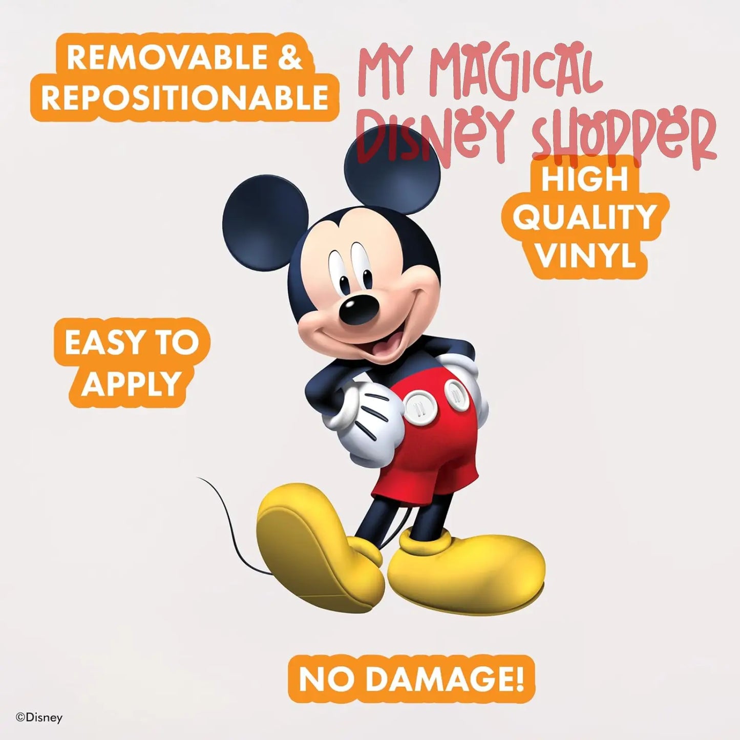 Mickey Mouse Interactive 29" Wall Decal