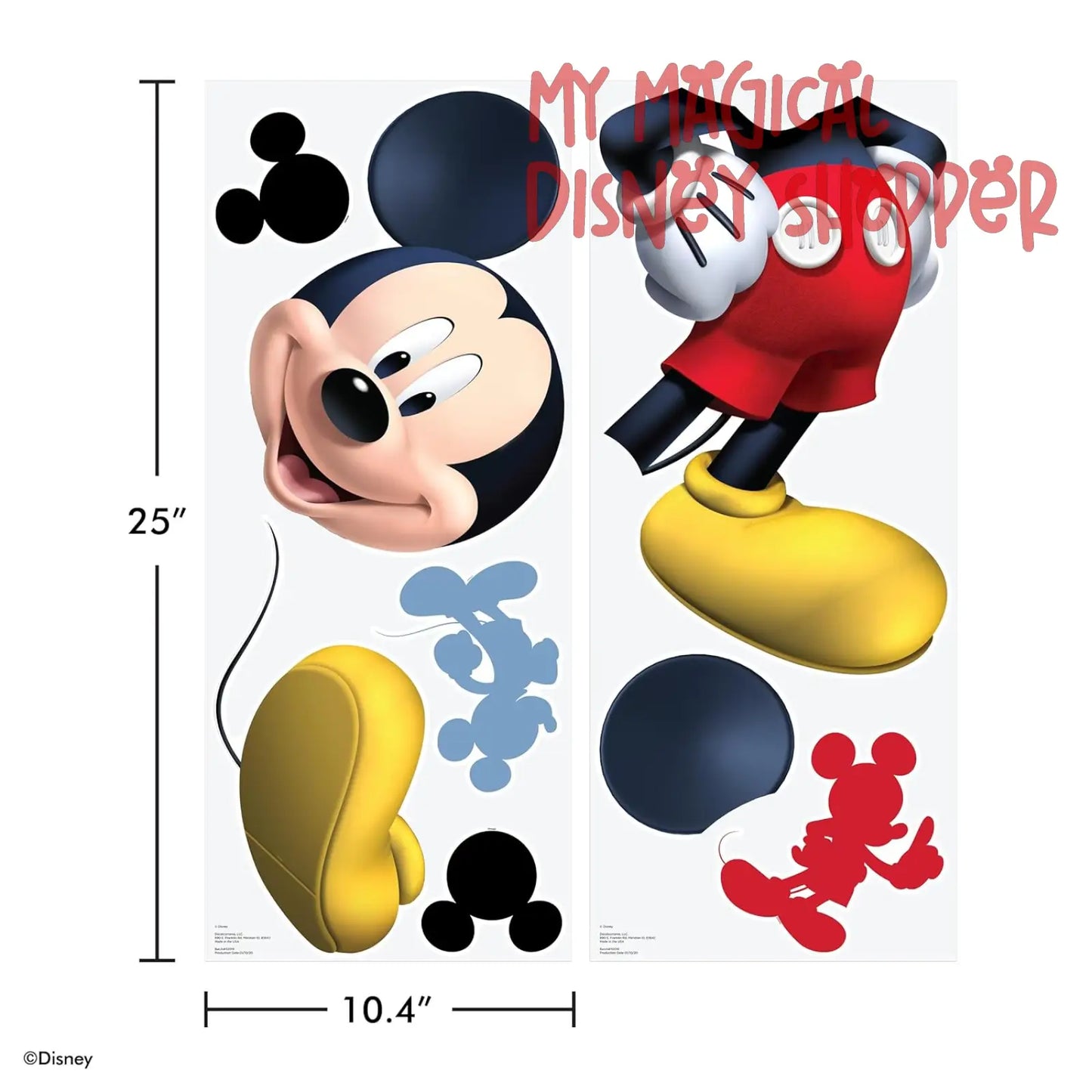 Mickey Mouse Interactive 29" Wall Decal