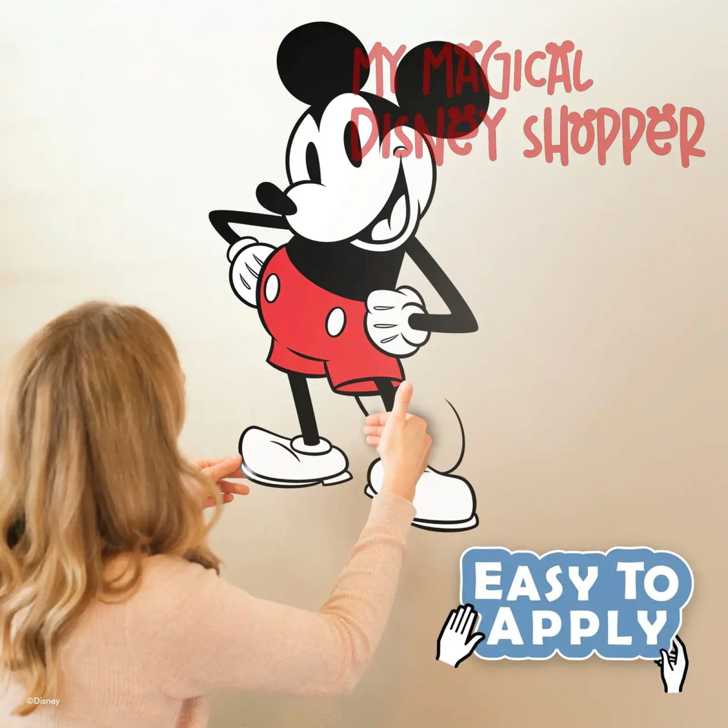 Mickey Mouse Interactive Removable Wall Decal