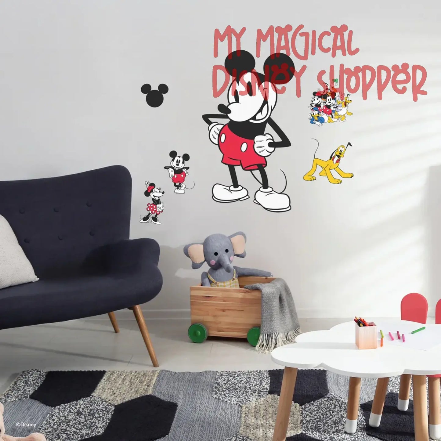 Mickey Mouse Interactive Removable Wall Decal