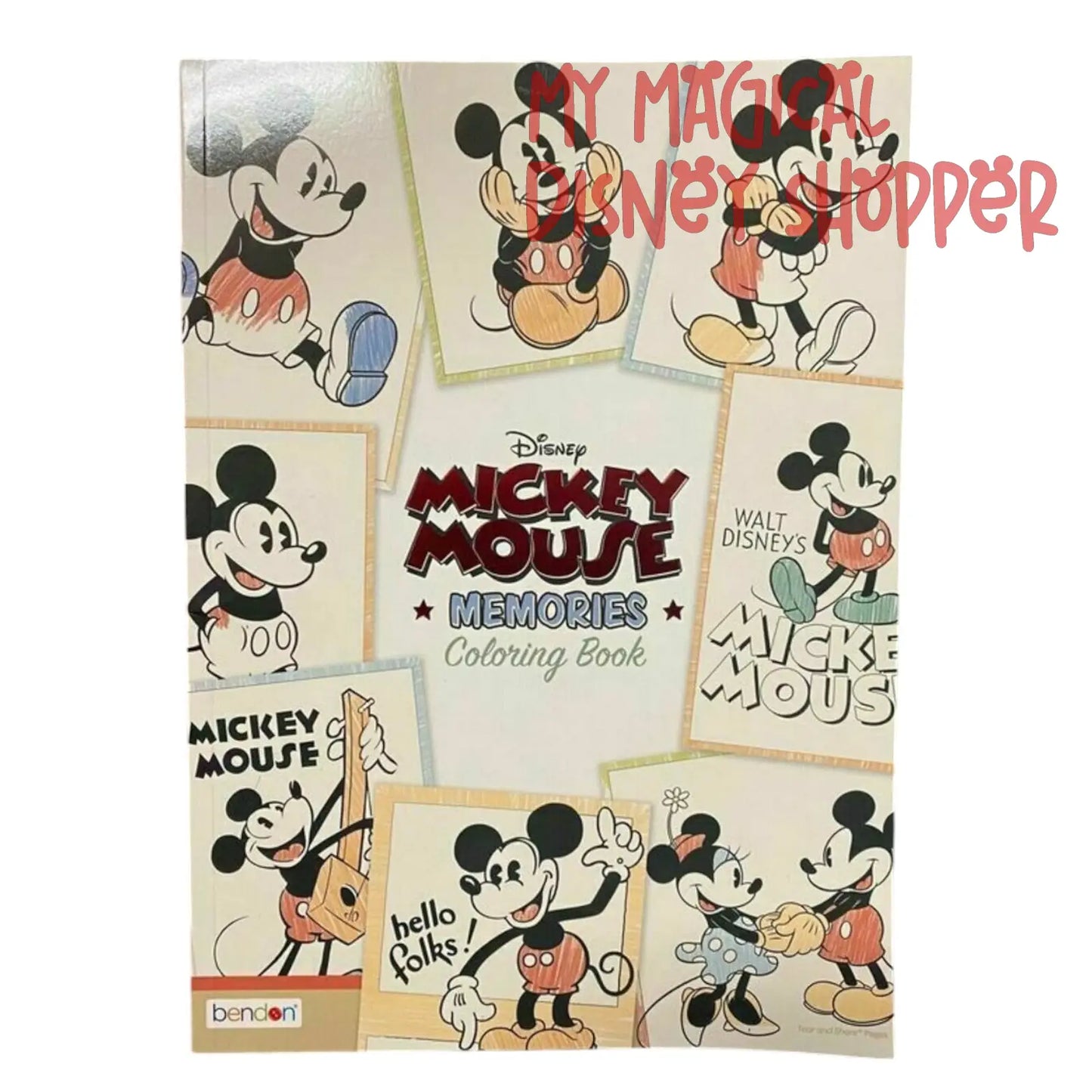 Mickey Mouse Memories Coloring Book - 40 Pages