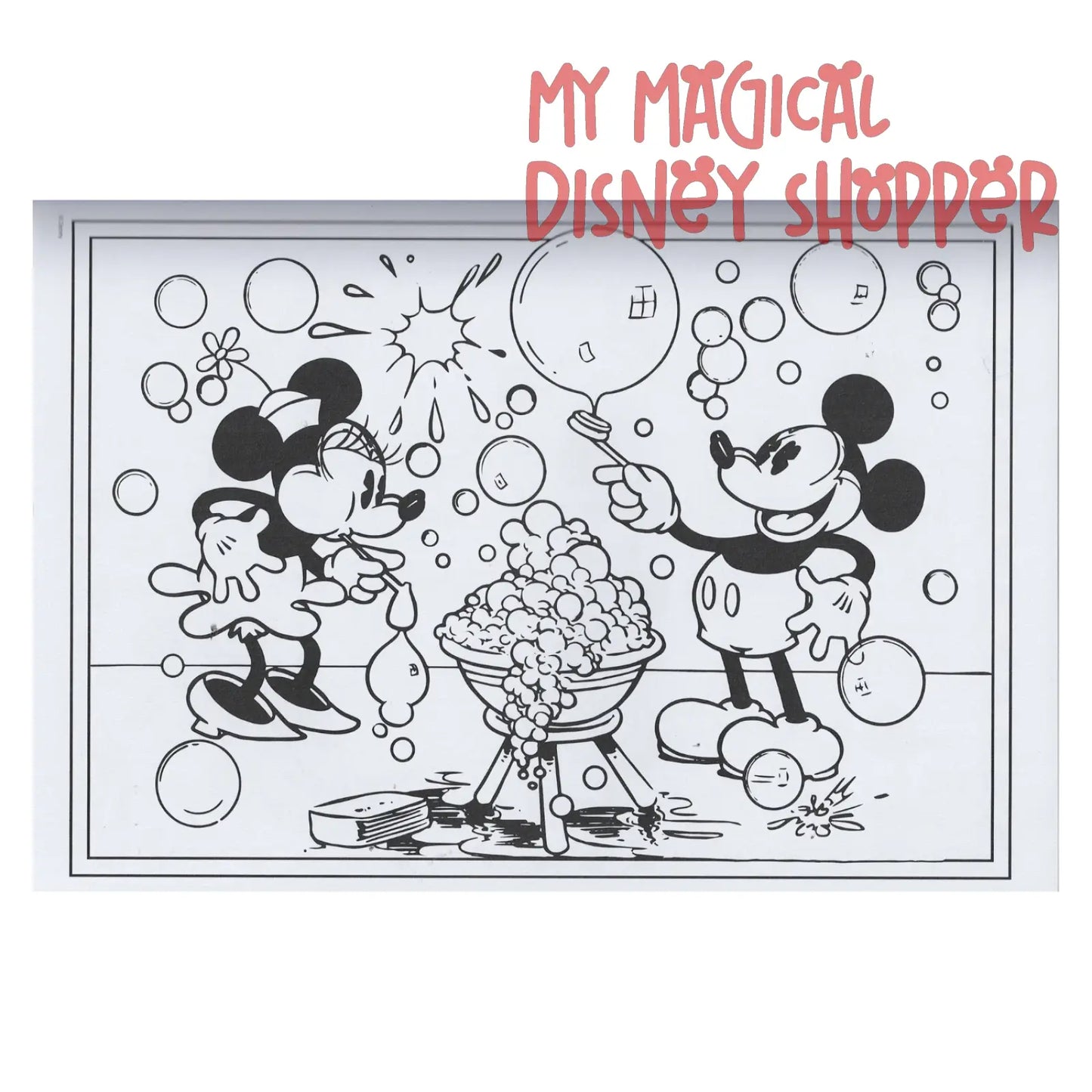 Mickey Mouse Memories Coloring Book - 40 Pages