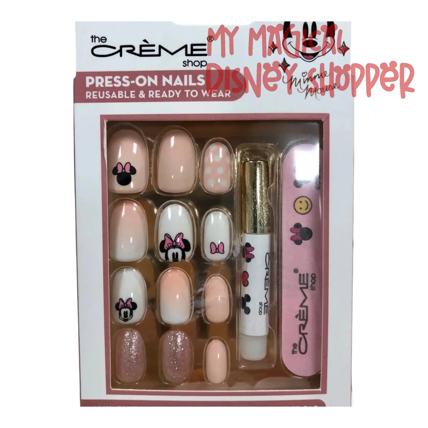 Mickey Mouse Press On Nails Set of 28