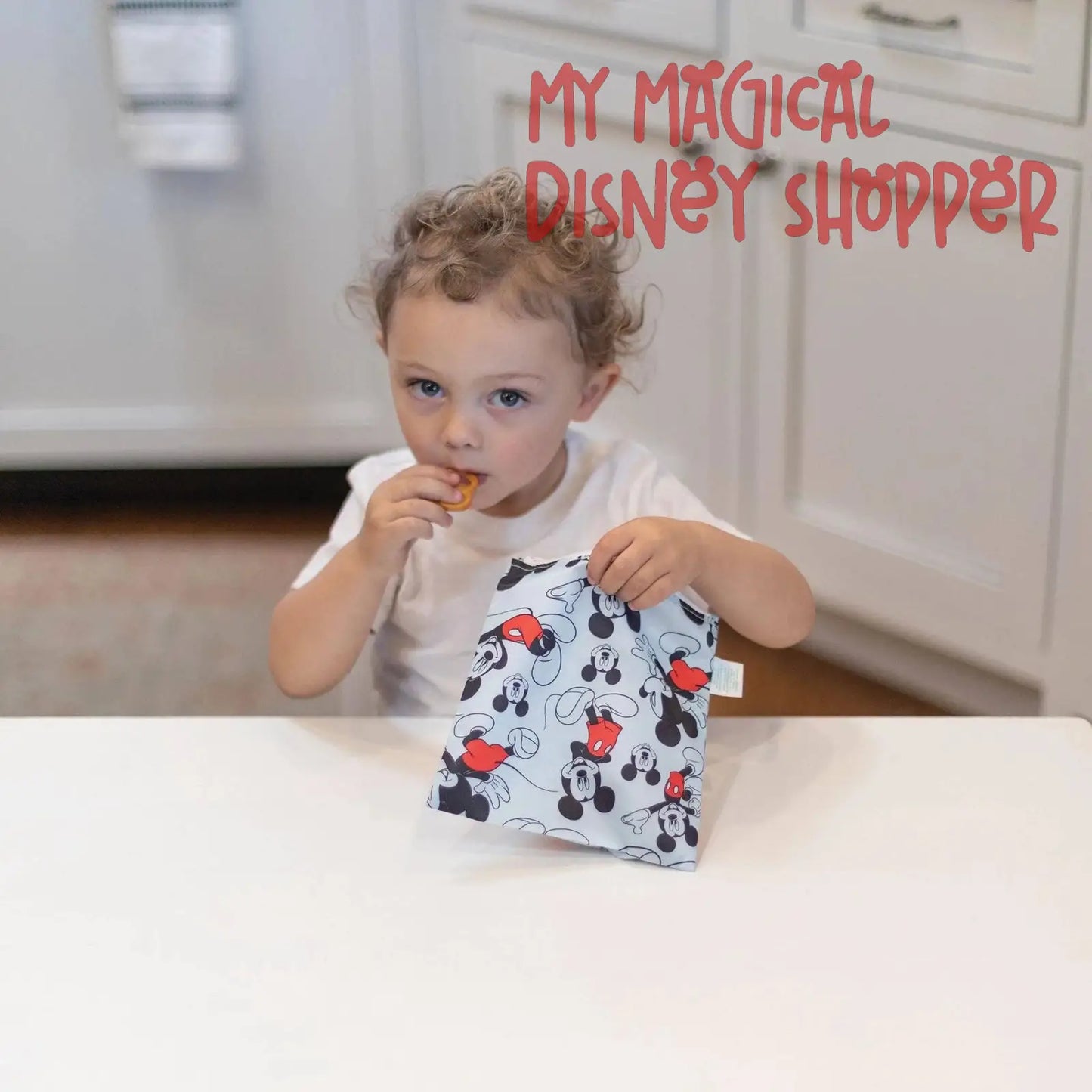 Mickey Mouse Reusable Snack Bag, Large