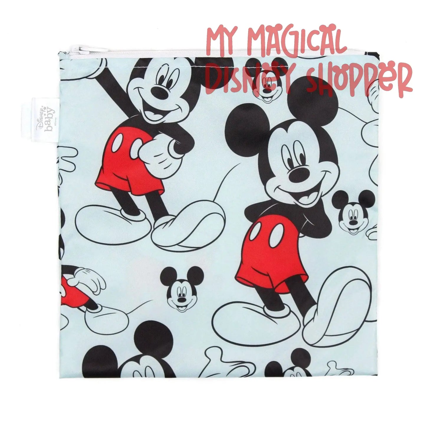 Mickey Mouse Reusable Snack Bag, Large