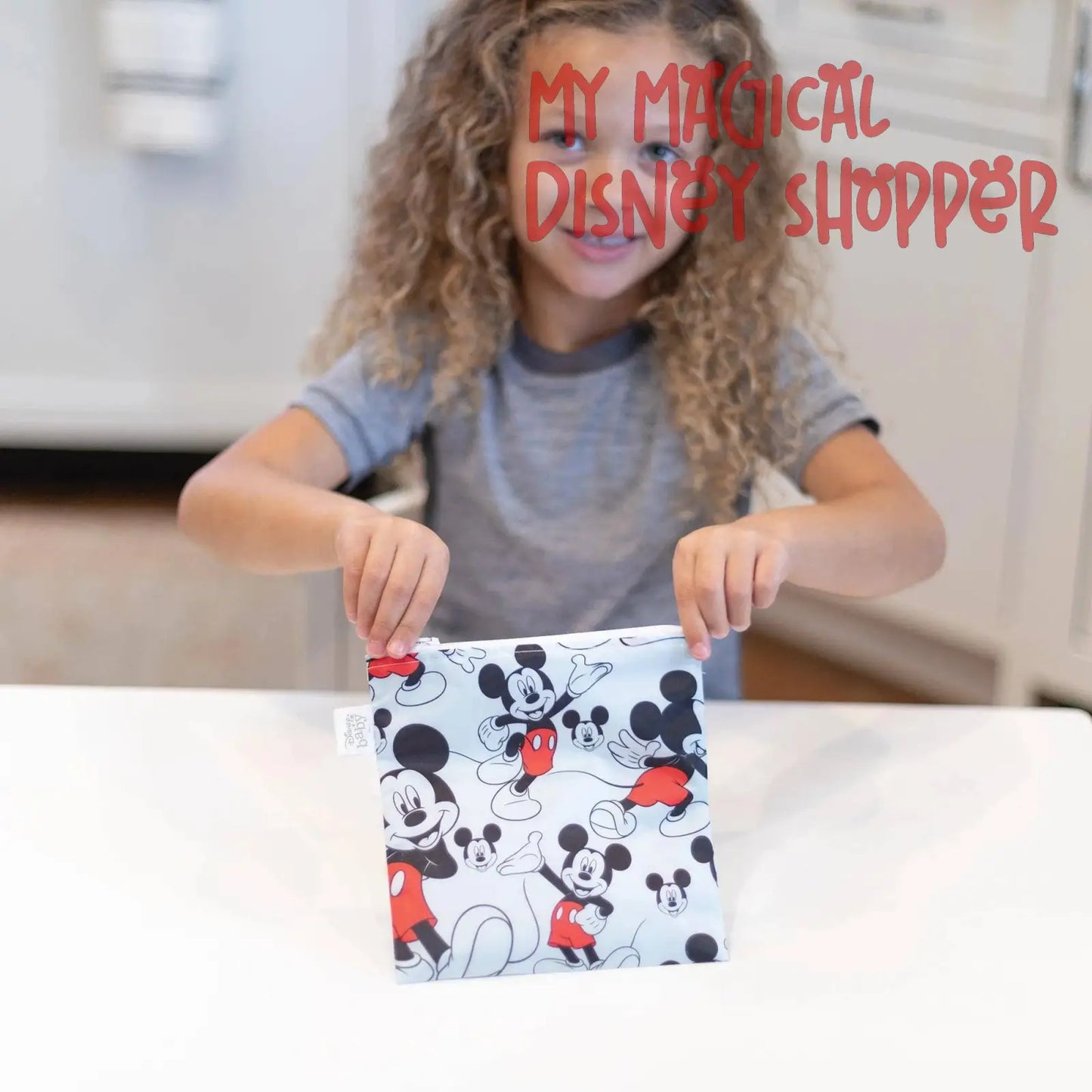 Mickey Mouse Reusable Snack Bag, Large