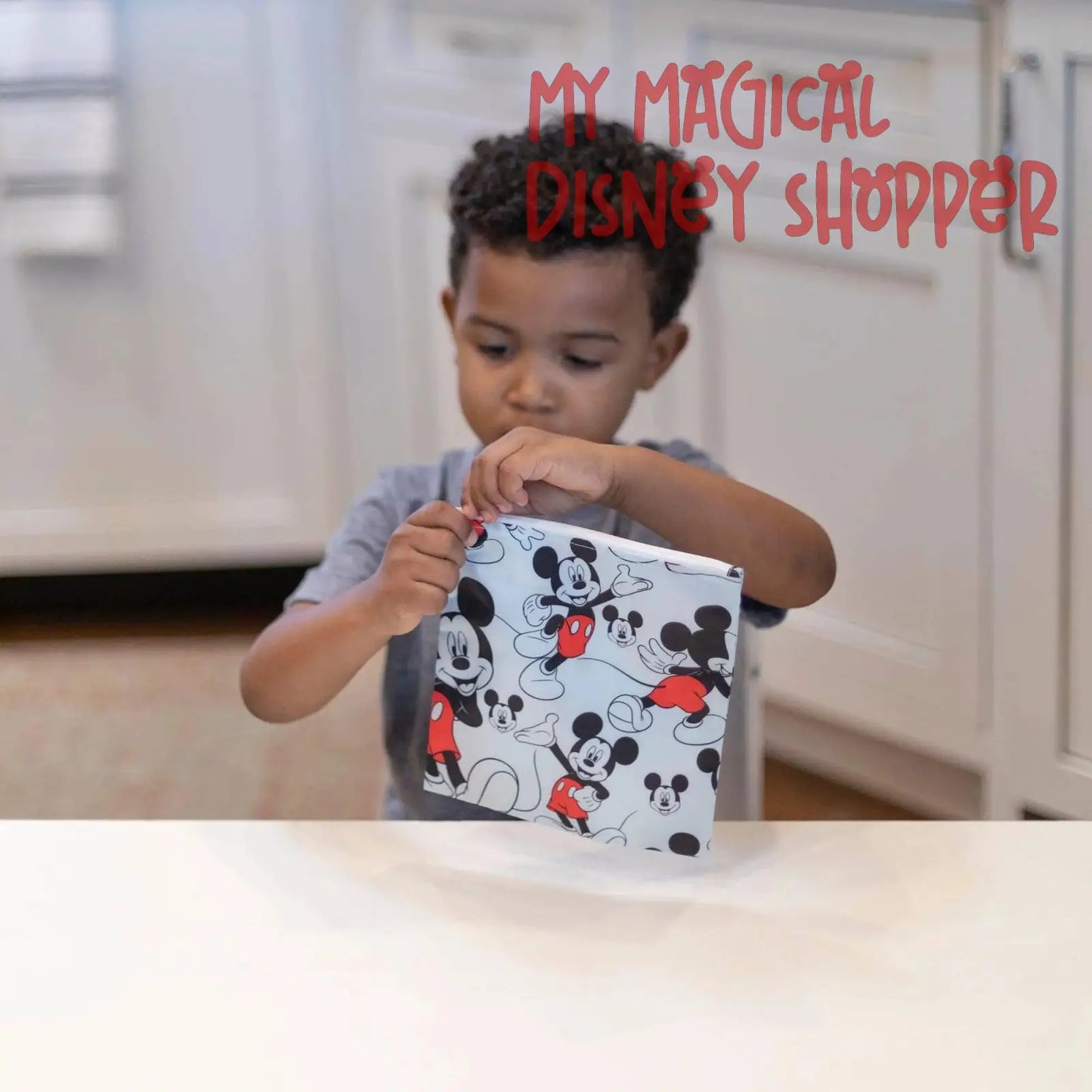Mickey Mouse Reusable Snack Bag, Large