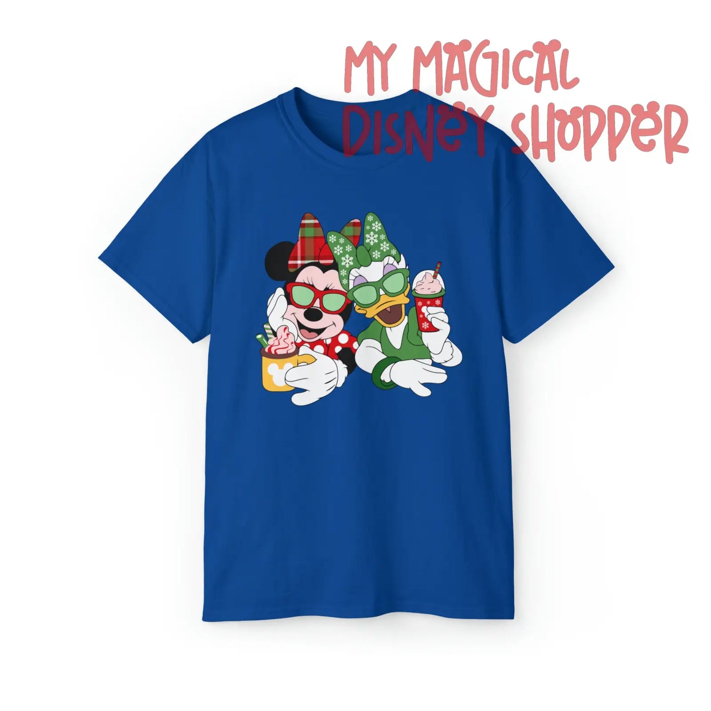 Minnie and Daisy Winter Wonderland Best Friends Unisex Ultra Cotton Tee
