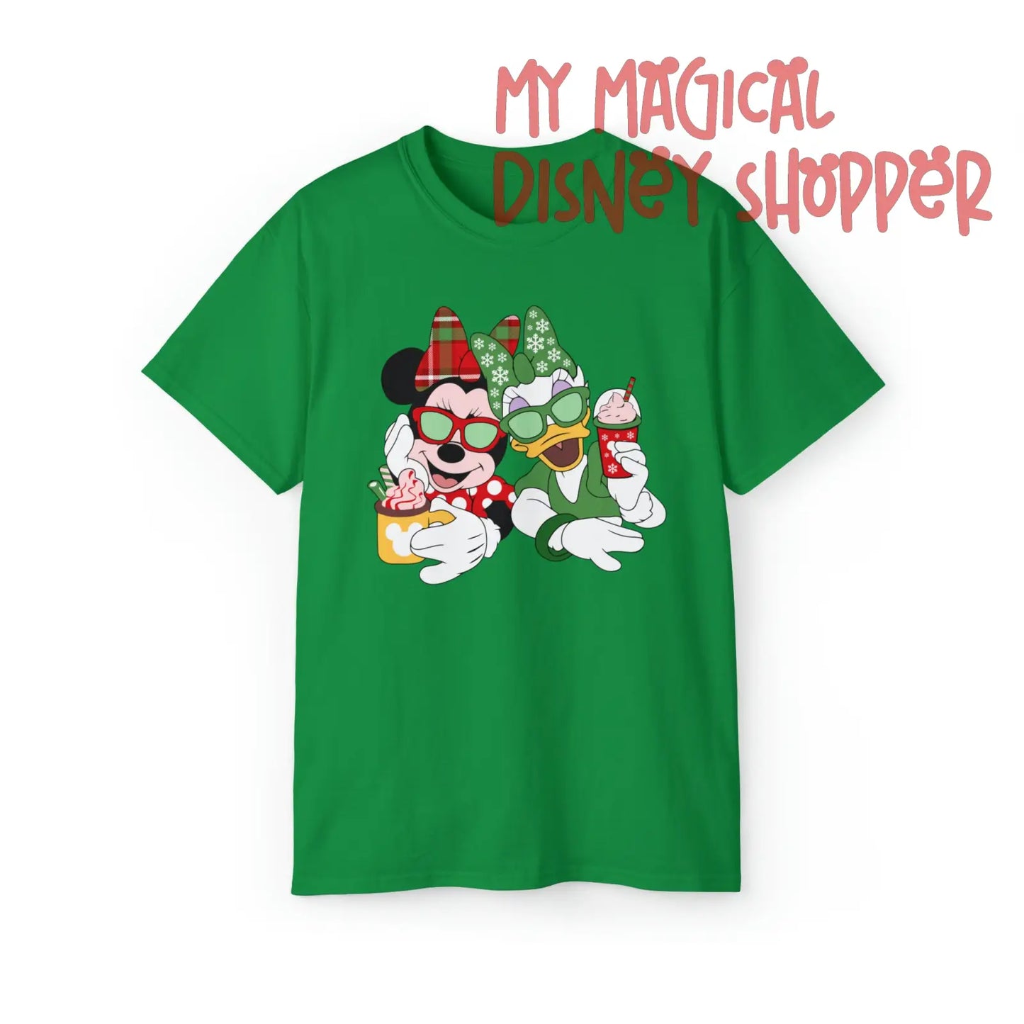 Minnie and Daisy Winter Wonderland Best Friends Unisex Ultra Cotton Tee