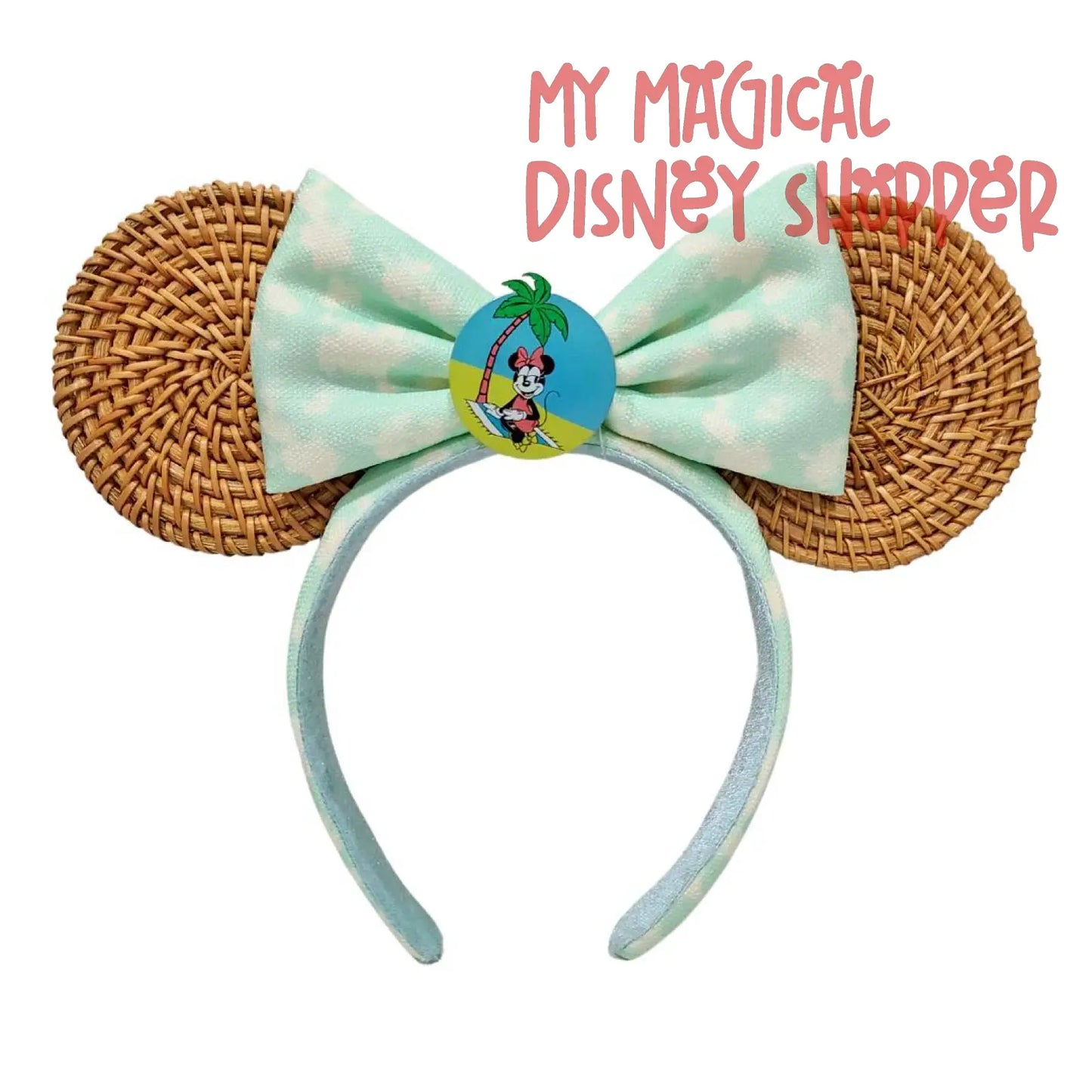 Minnie at the Beach Disney Minnie Ears Headband