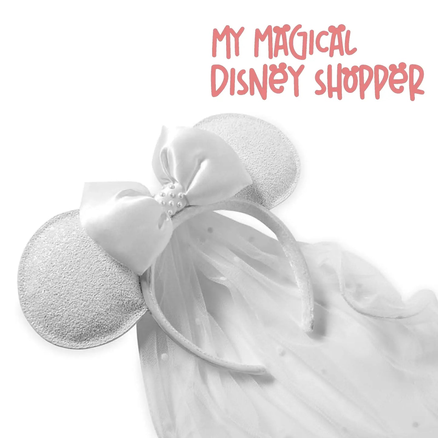 Minnie Mouse Bridal Disney Ear Headband