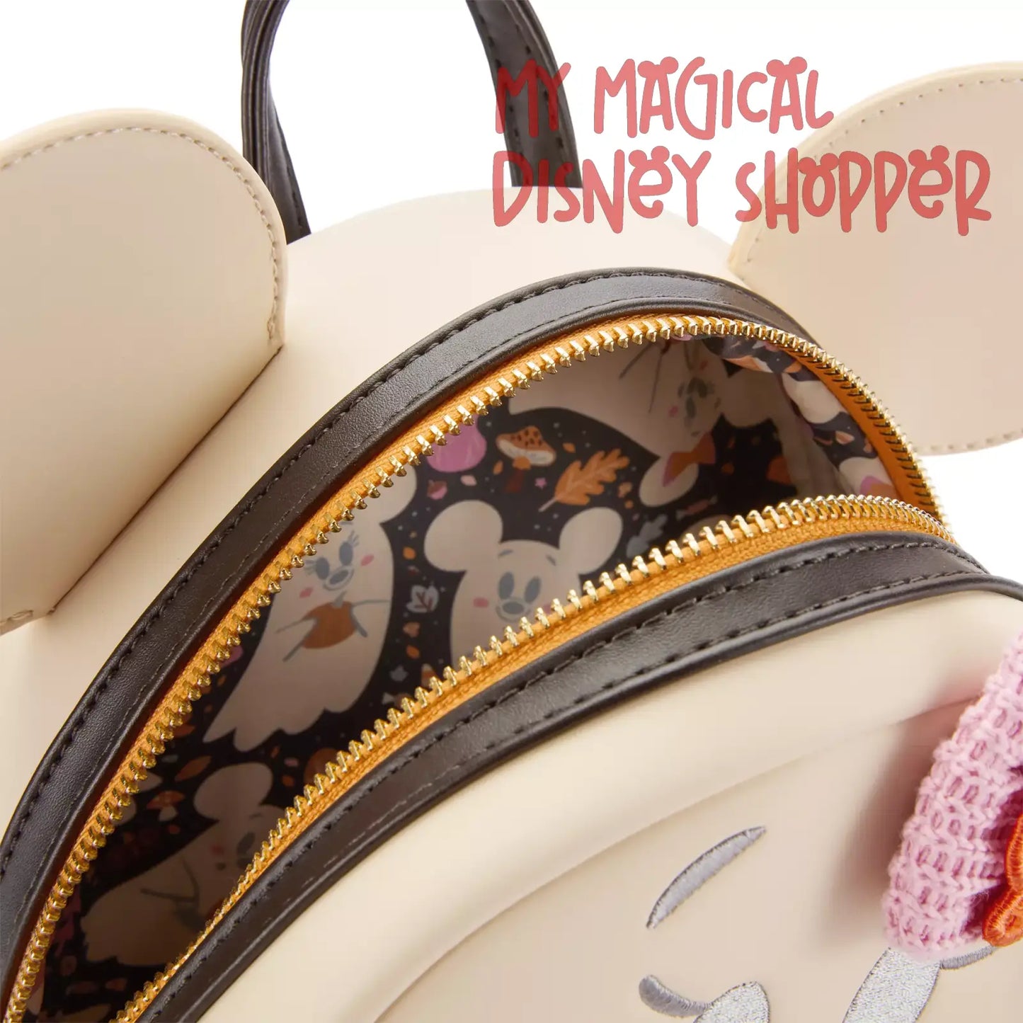 Minnie Mouse Cutie Ghost Loungefly Mini Backpack