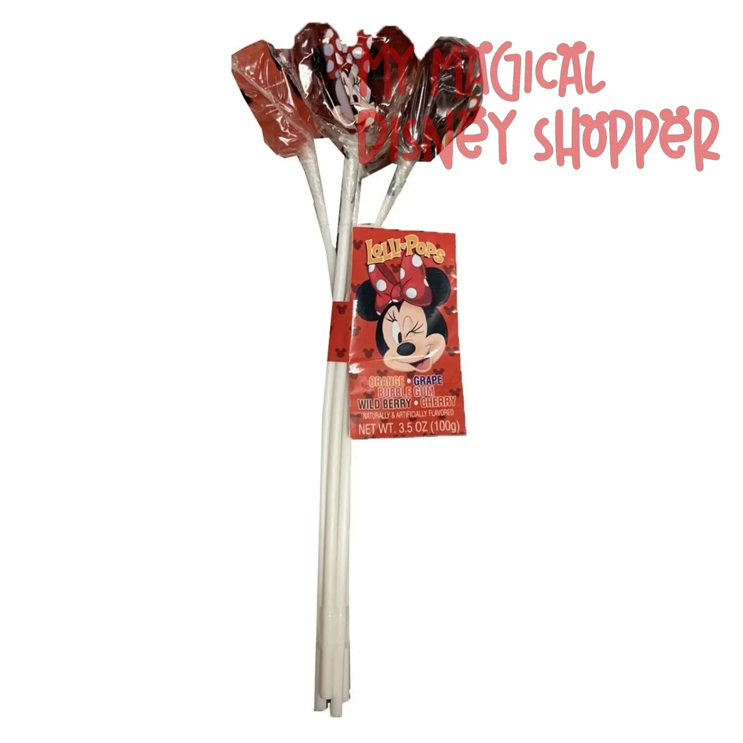 BRITTNEE DELETE 2025 Minnie Mouse Disney Lollipop Set - 5 Pack