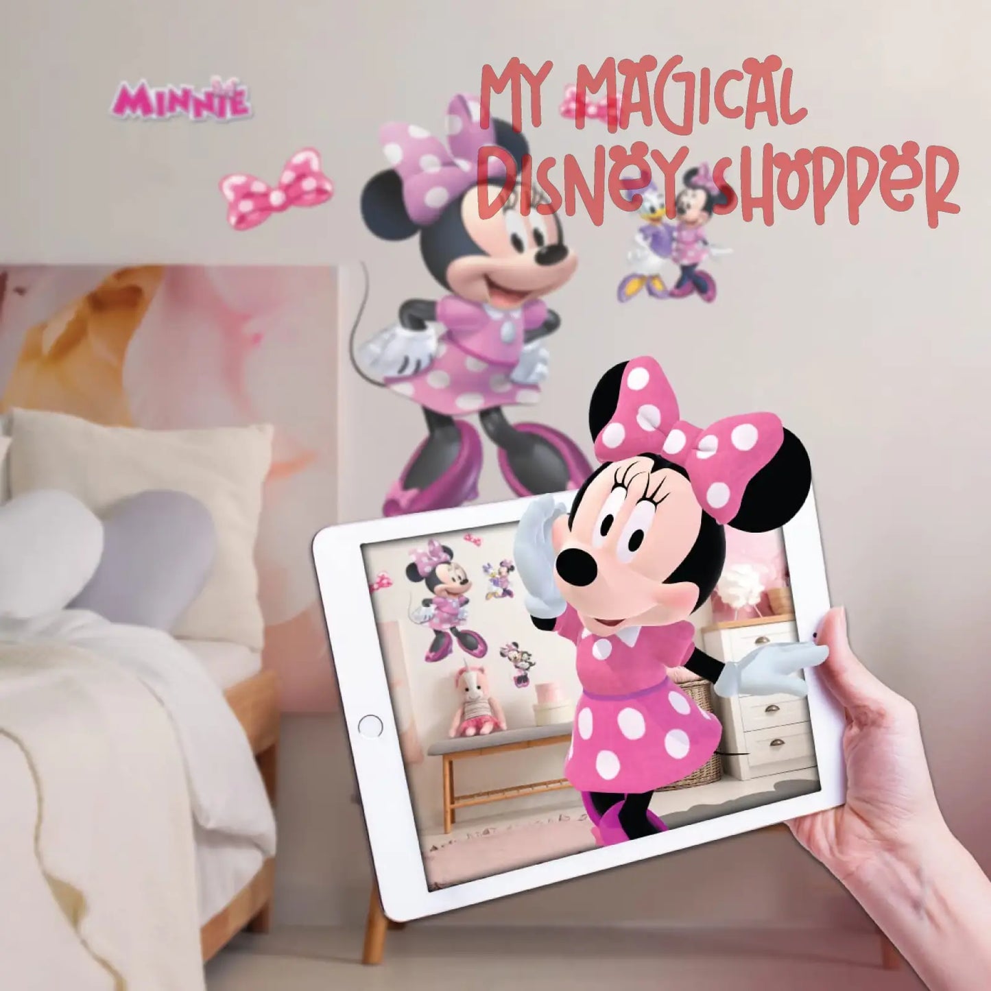 Minnie Mouse Interactive 26" Wall Decal