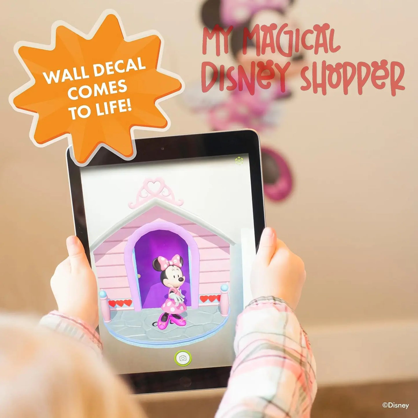 Minnie Mouse Interactive 26" Wall Decal