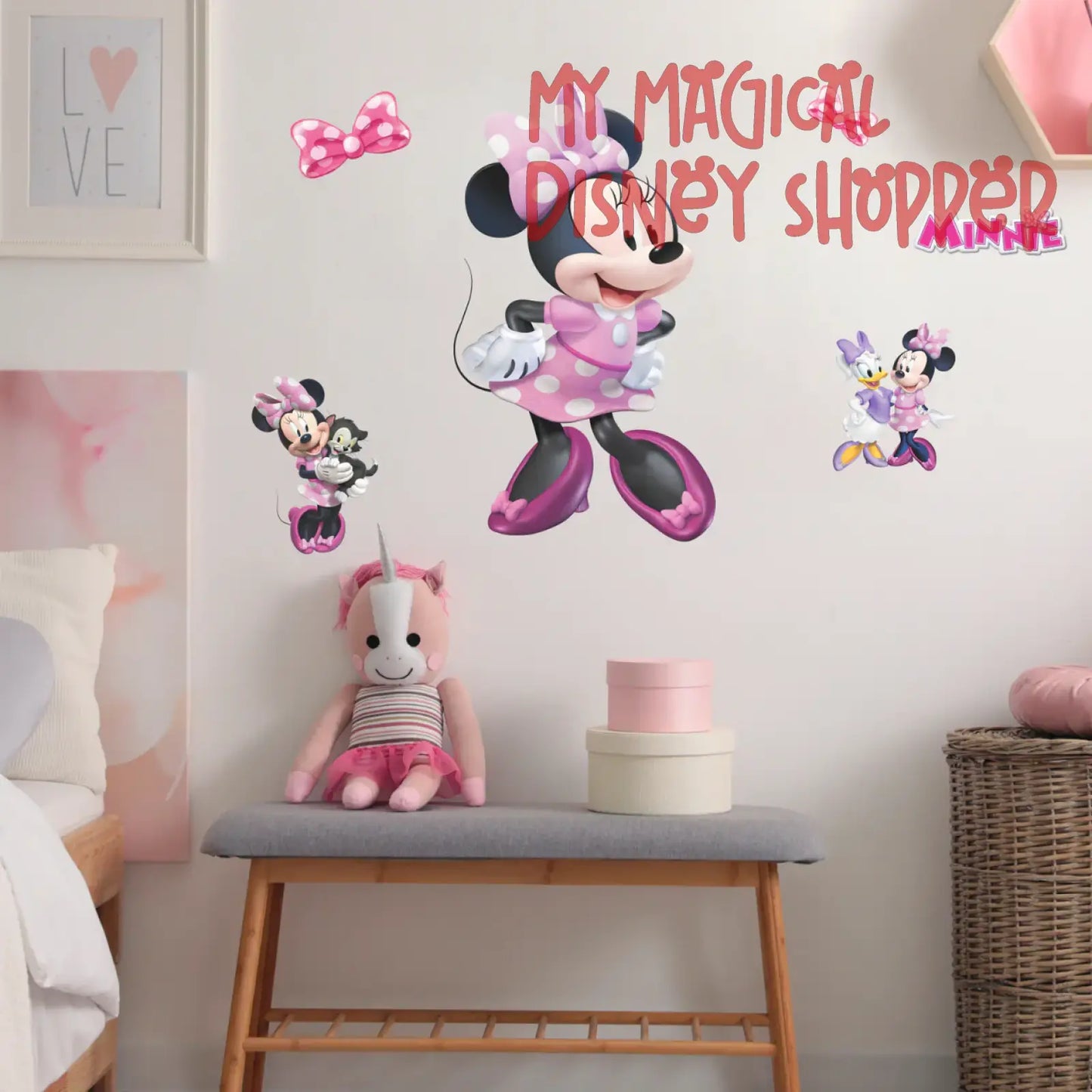 Minnie Mouse Interactive 26" Wall Decal