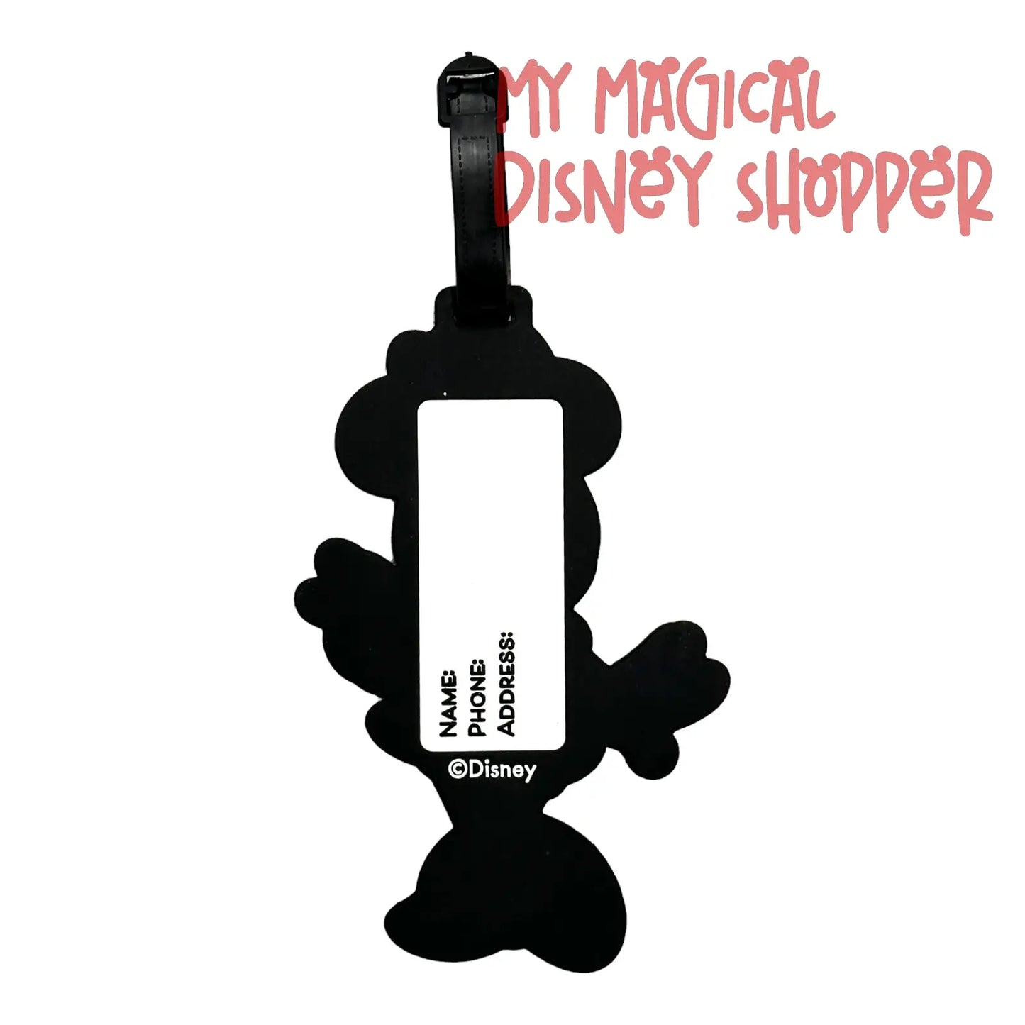 Minnie Mouse Red Dress Luggage Tag